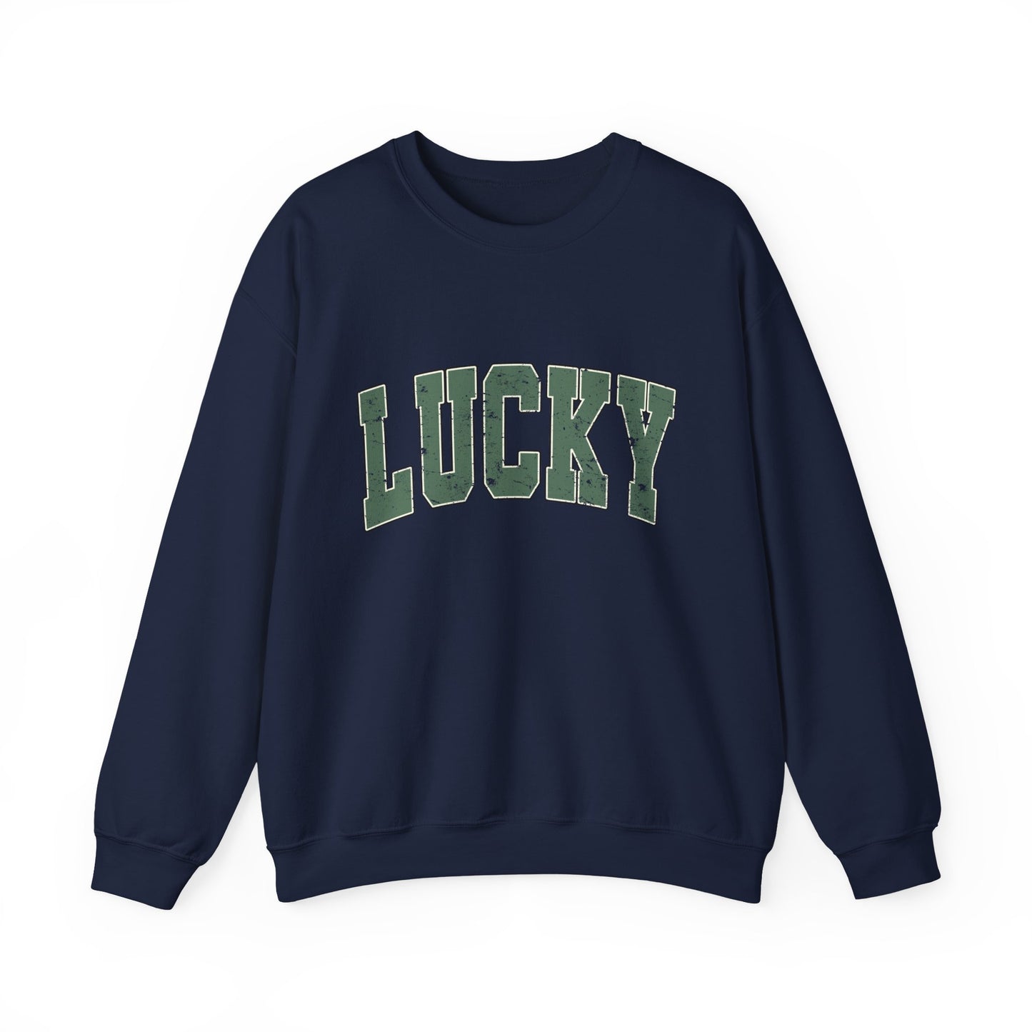 Lucky Graphic Sweatshirt — Vintage Green St. Patrick’s Day Crewneck