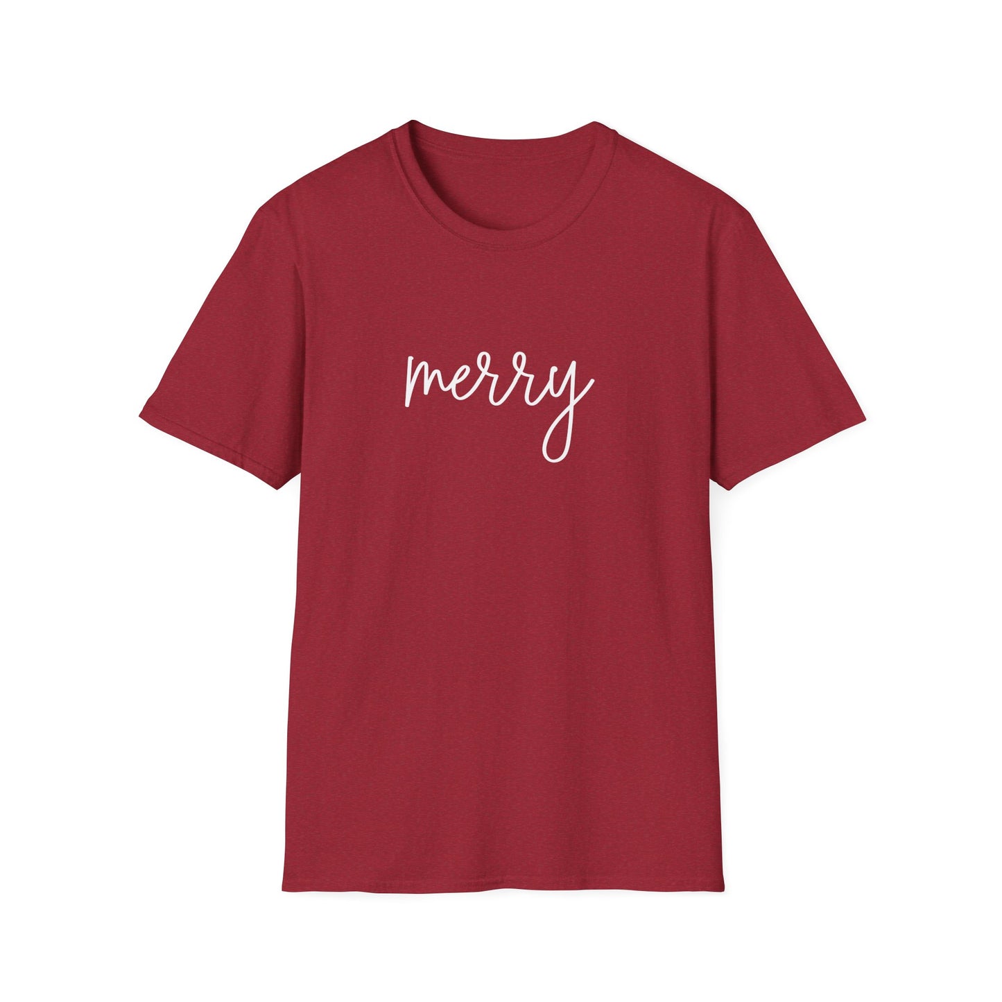 Merry Holiday T-Shirt — Cute Unisex Holiday Tee