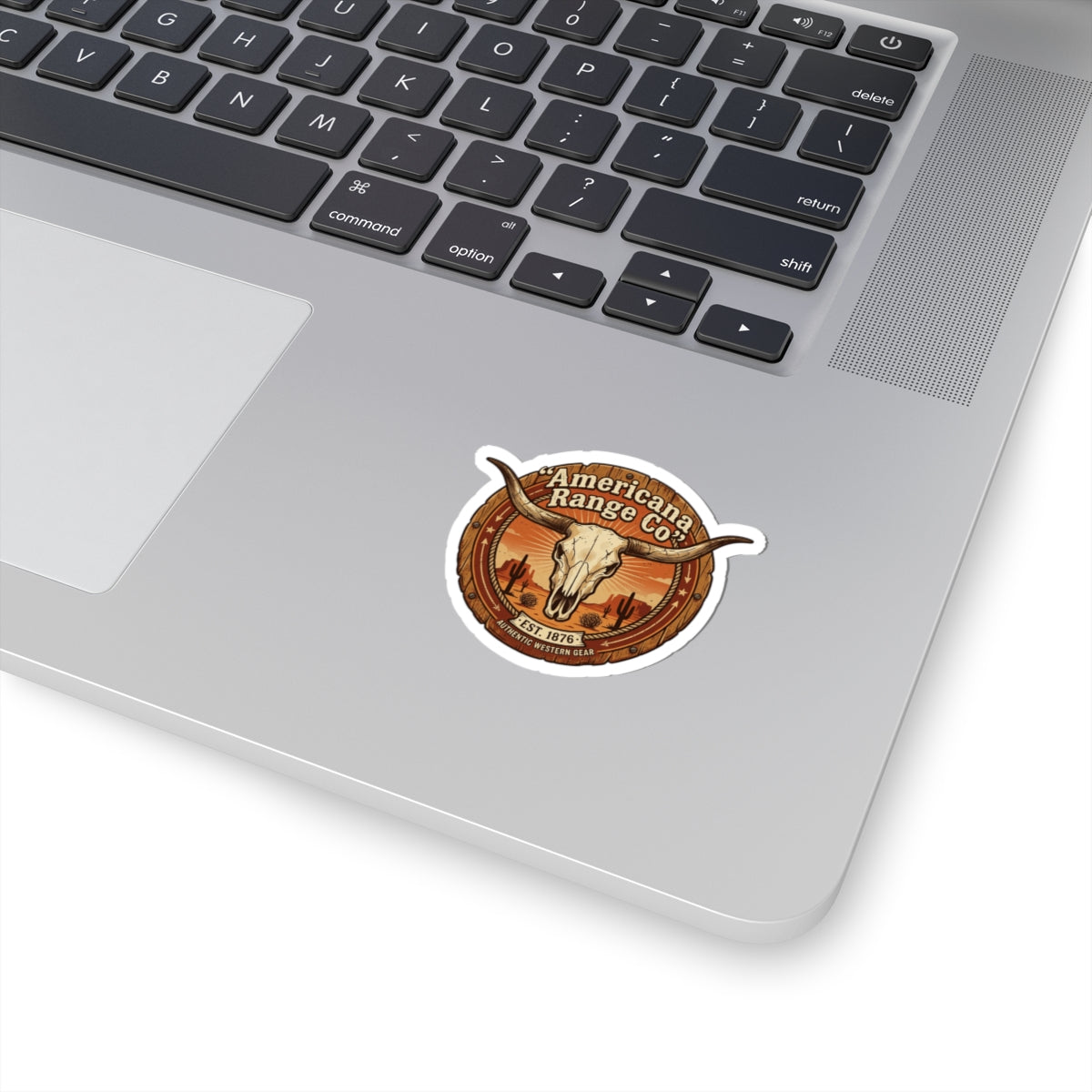 Americana Range Co. Skull Sticker | Western, Vintage Cowboy