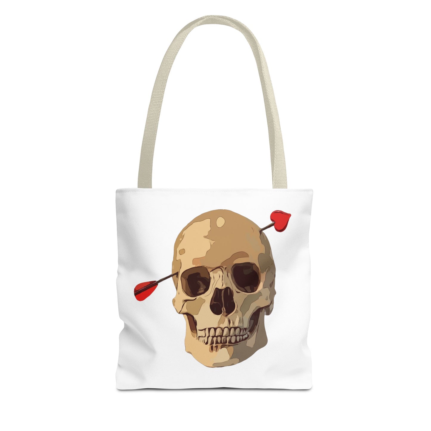 Skull Graphic Cupid Tote Bag: Edgy Elegance Meets Functional Style