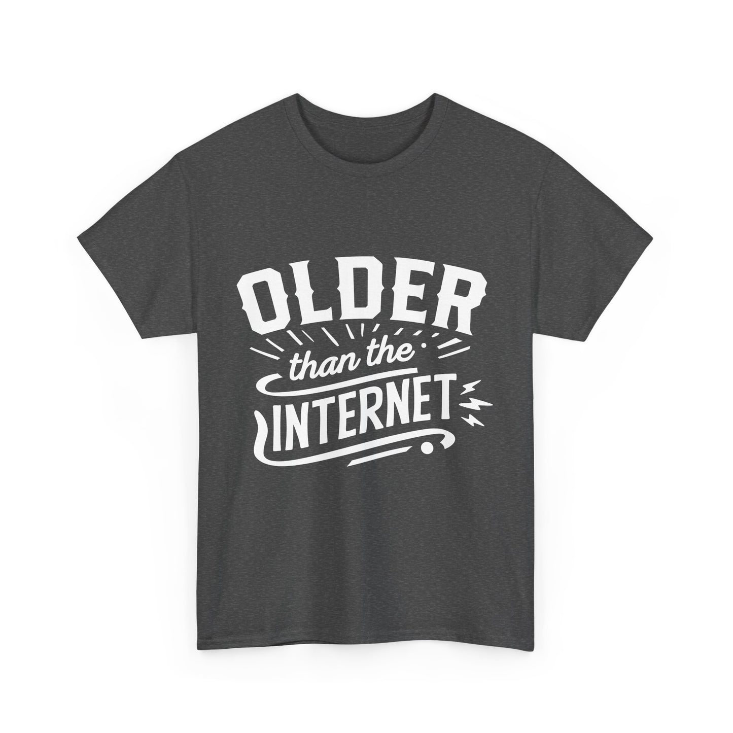 Older Than the Internet Unisex Heavy Cotton Tee for Dad for Father's Day