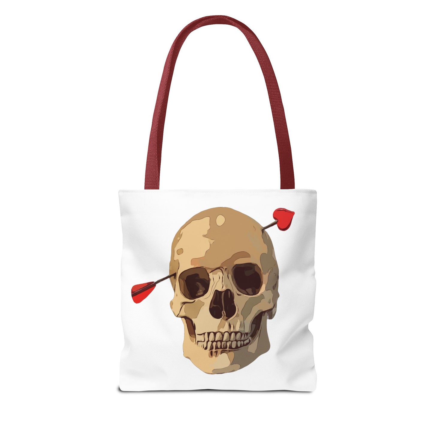 Skull Graphic Cupid Tote Bag: Edgy Elegance Meets Functional Style