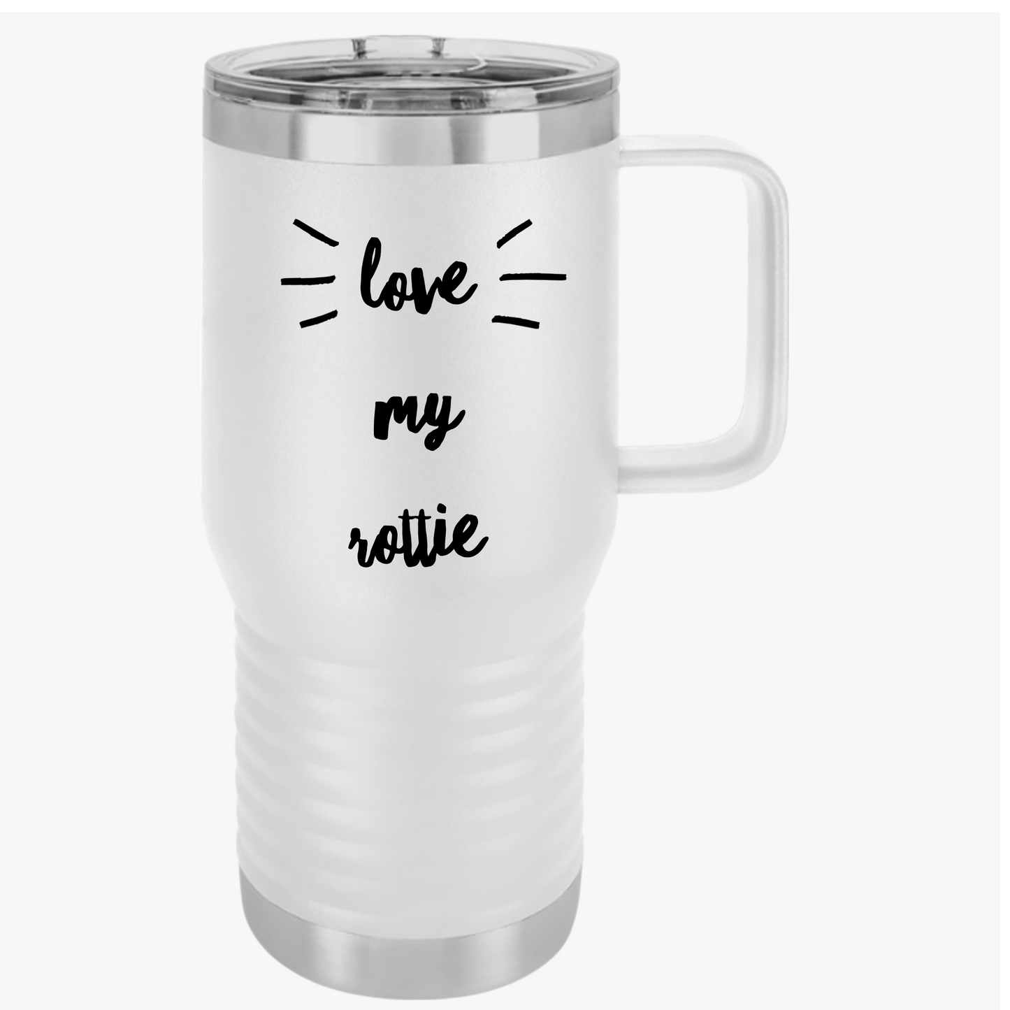 Love My Rottie 20-oz Travel Mug