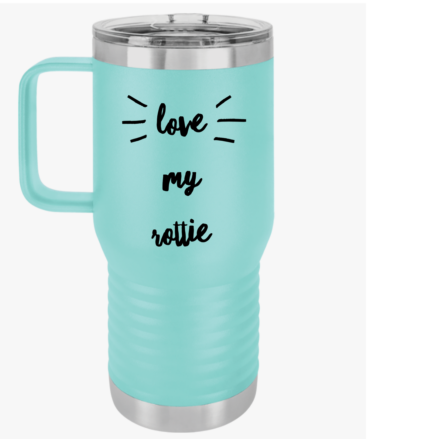 Love My Rottie 20-oz Travel Mug