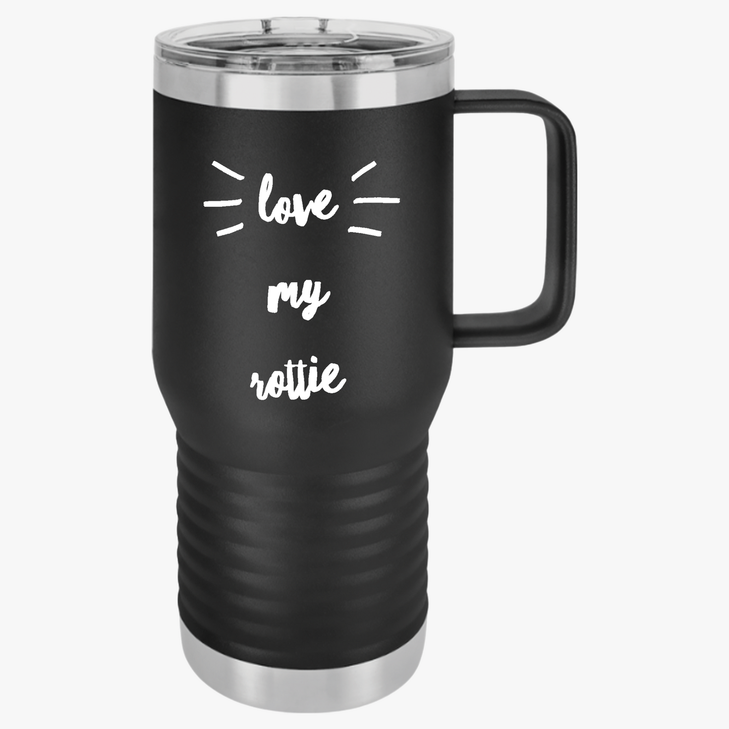 Love My Rottie 20-oz Travel Mug