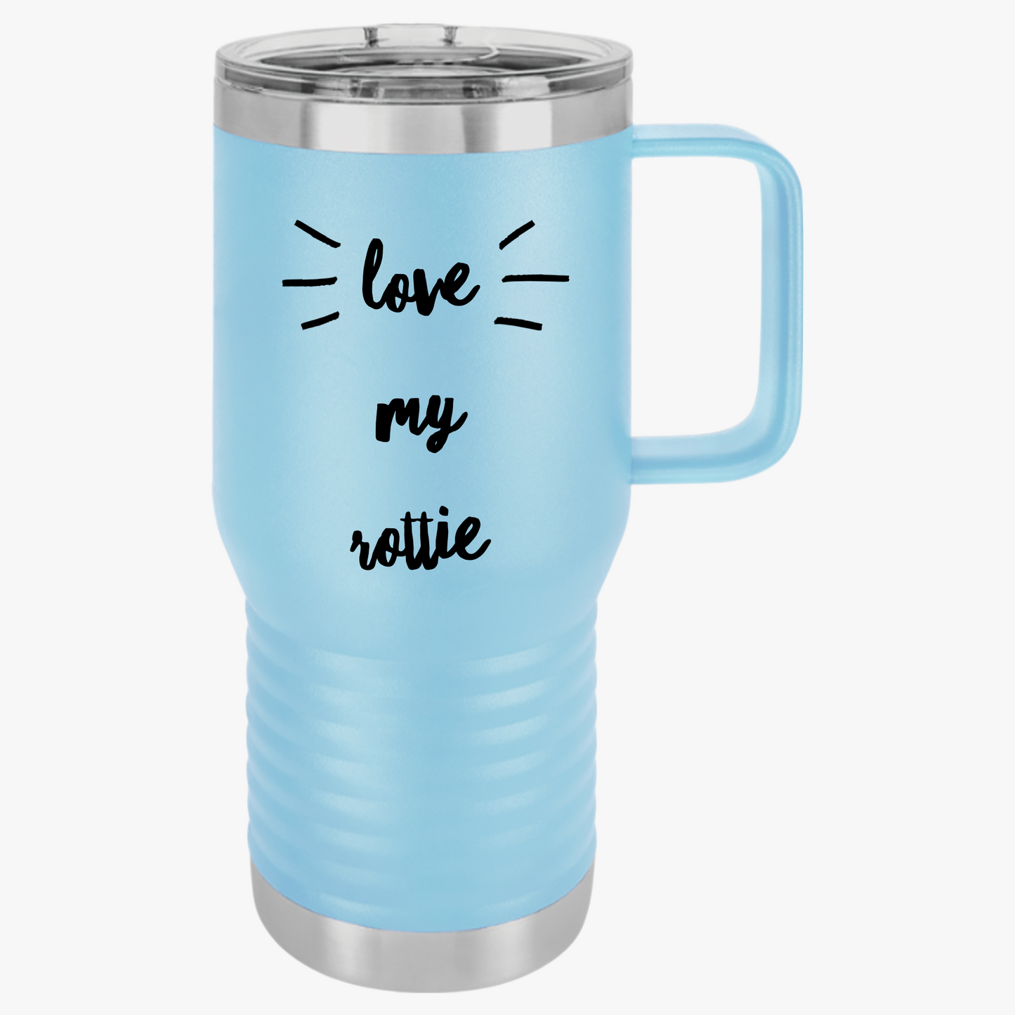 Love My Rottie 20-oz Travel Mug