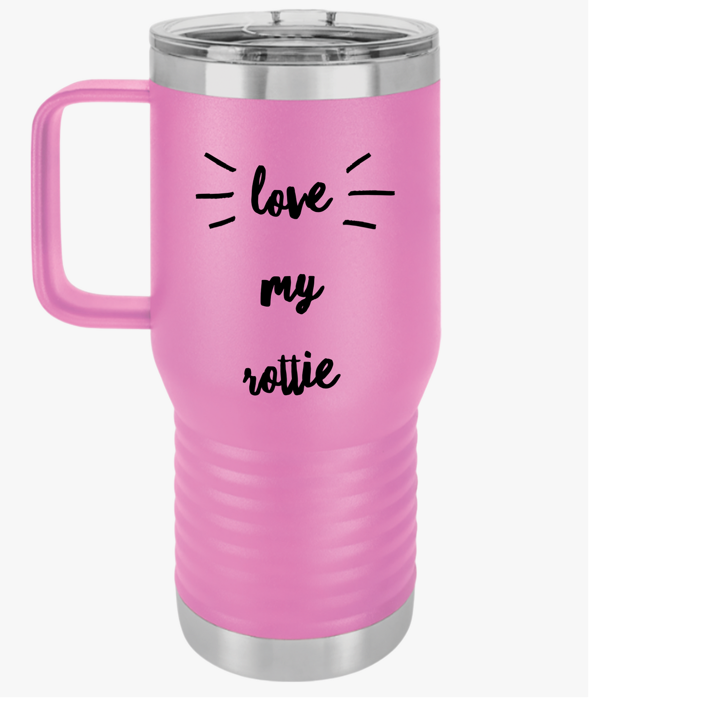 Love My Rottie 20-oz Travel Mug
