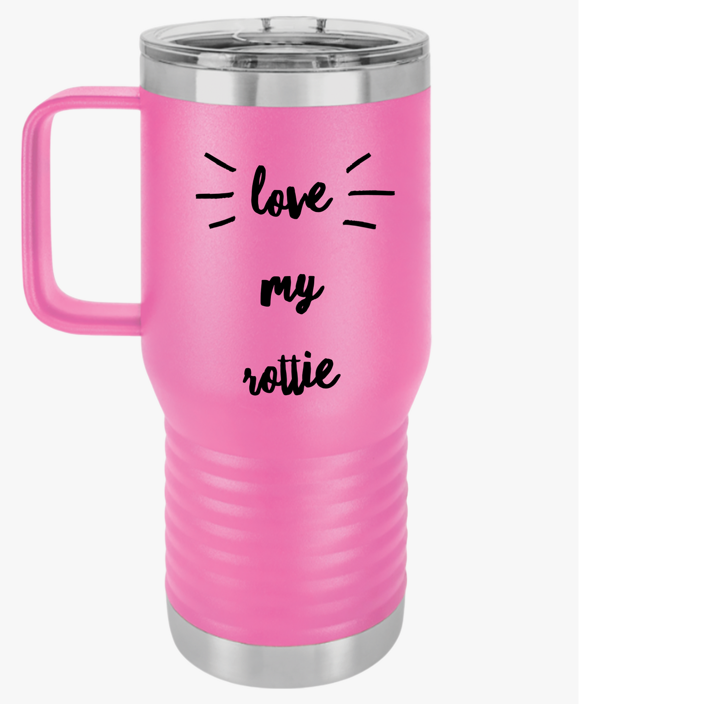 Love My Rottie 20-oz Travel Mug