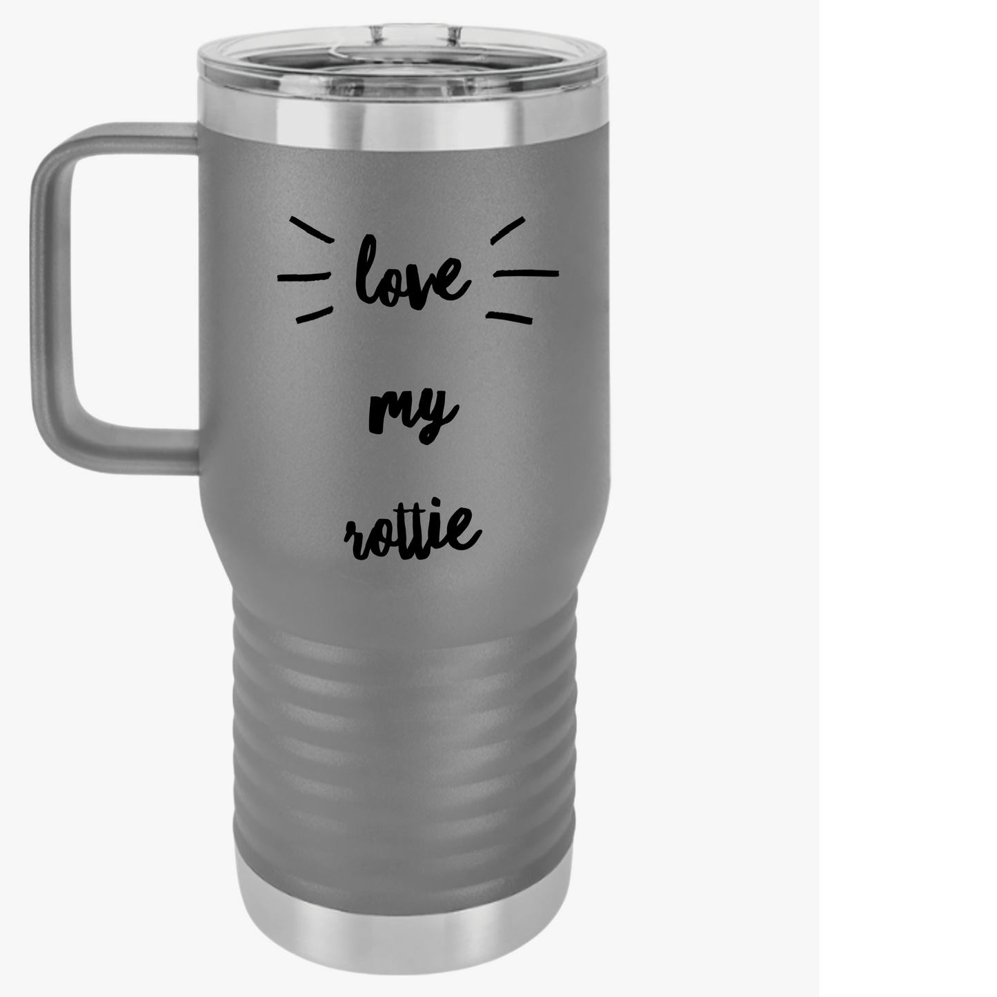 Love My Rottie 20-oz Travel Mug
