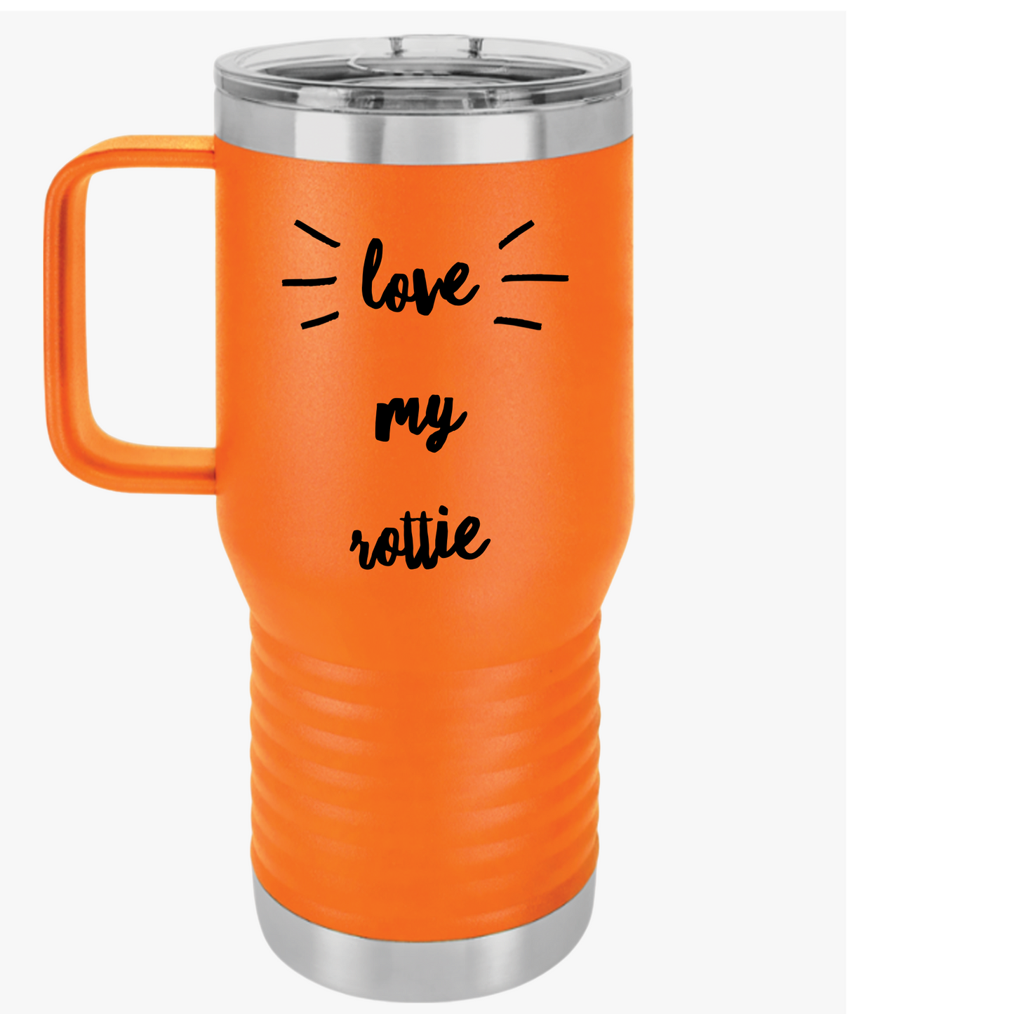 Love My Rottie 20-oz Travel Mug