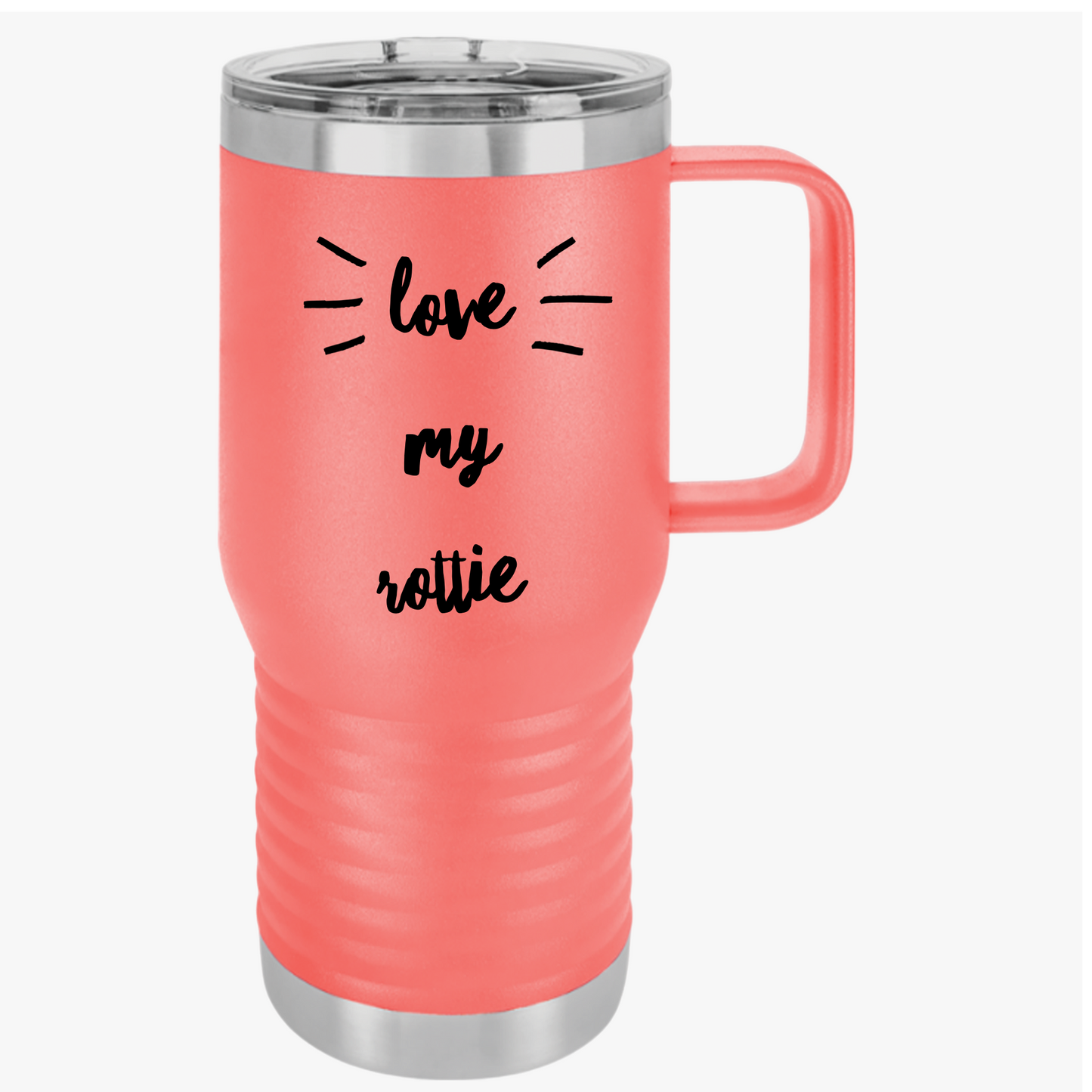 Love My Rottie 20-oz Travel Mug