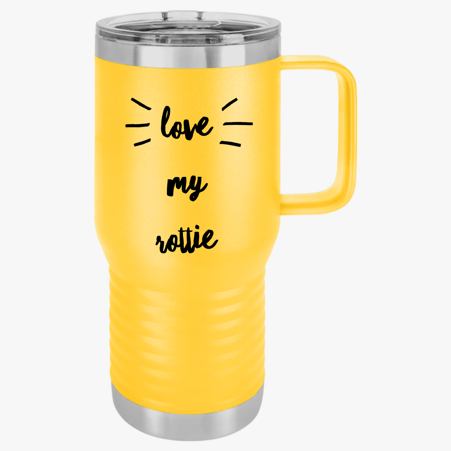 Love My Rottie 20-oz Travel Mug