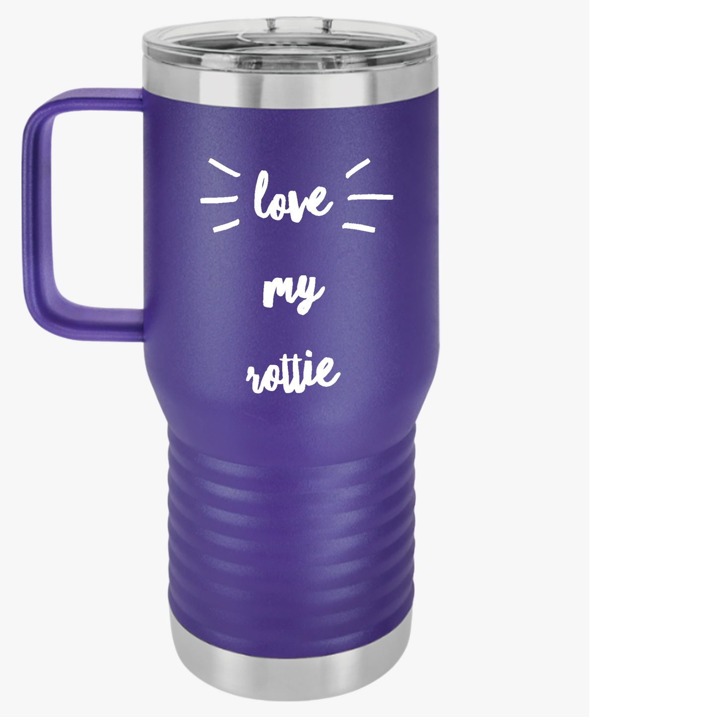 Love My Rottie 20-oz Travel Mug