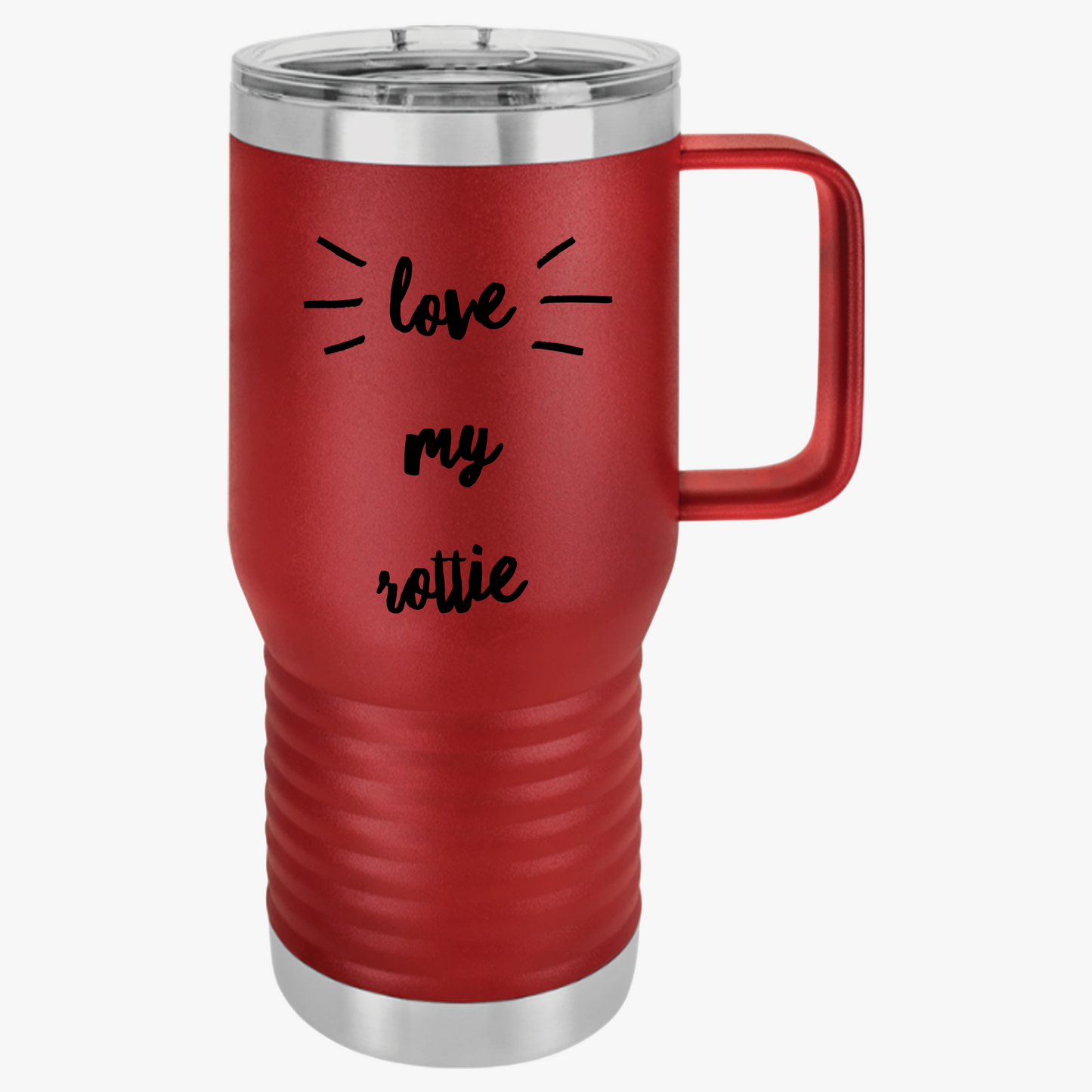 Love My Rottie 20-oz Travel Mug
