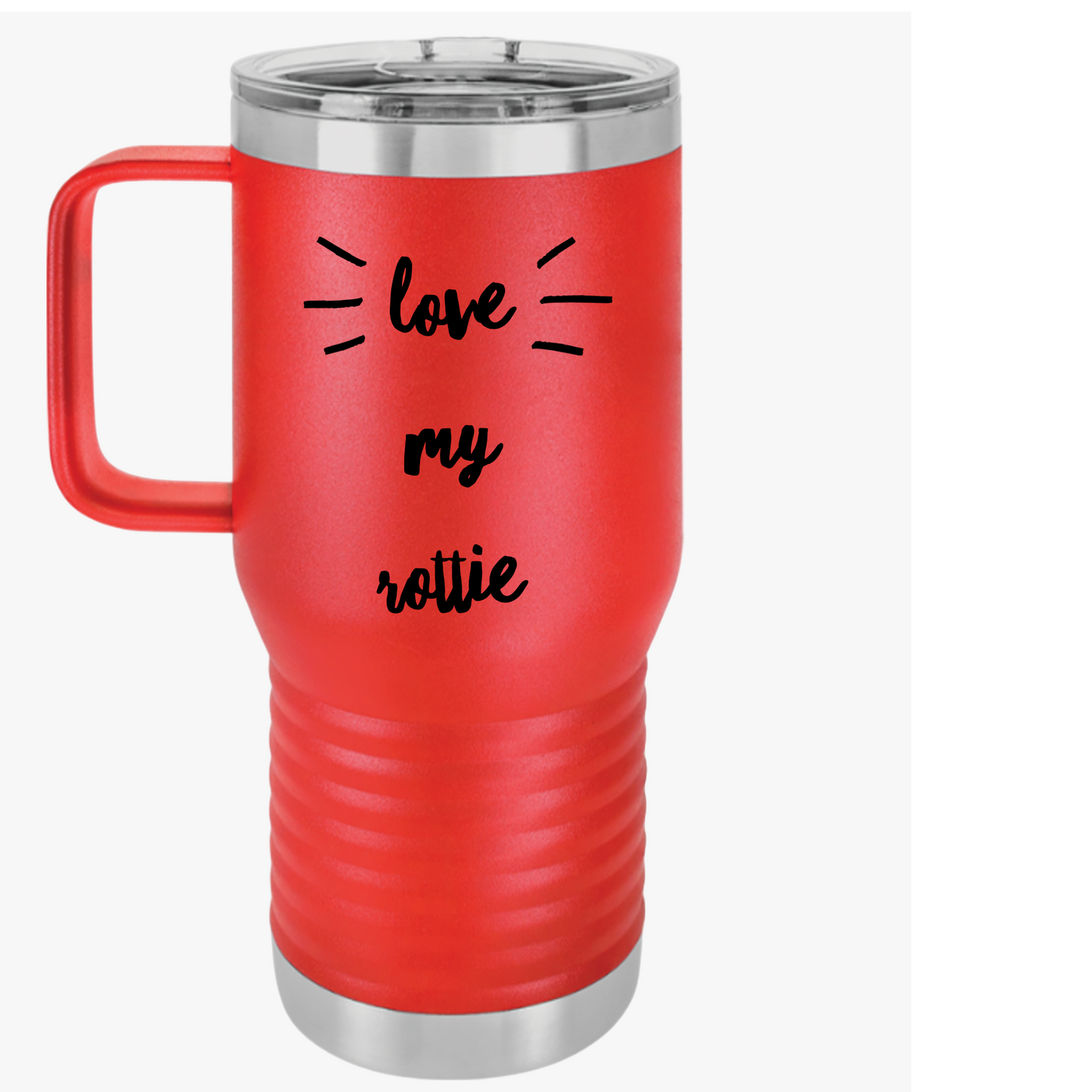 Love My Rottie 20-oz Travel Mug