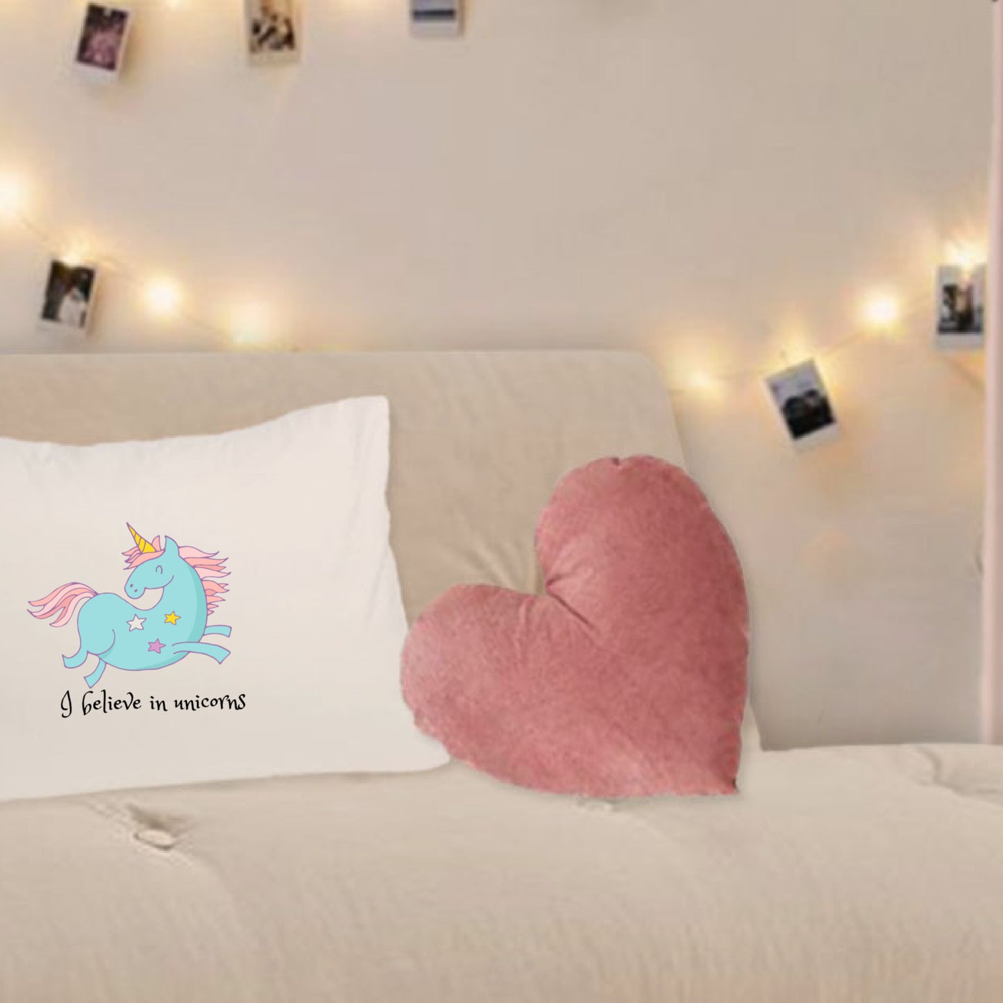 I Believe in Unicorns Pillowcase for Kids