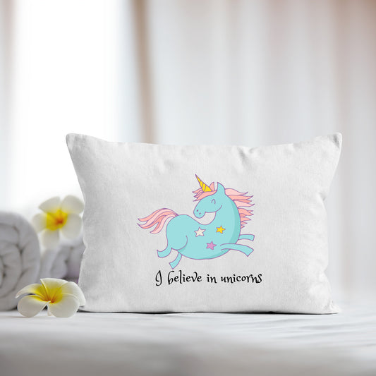 I Believe in Unicorns Pillowcase for Kids
