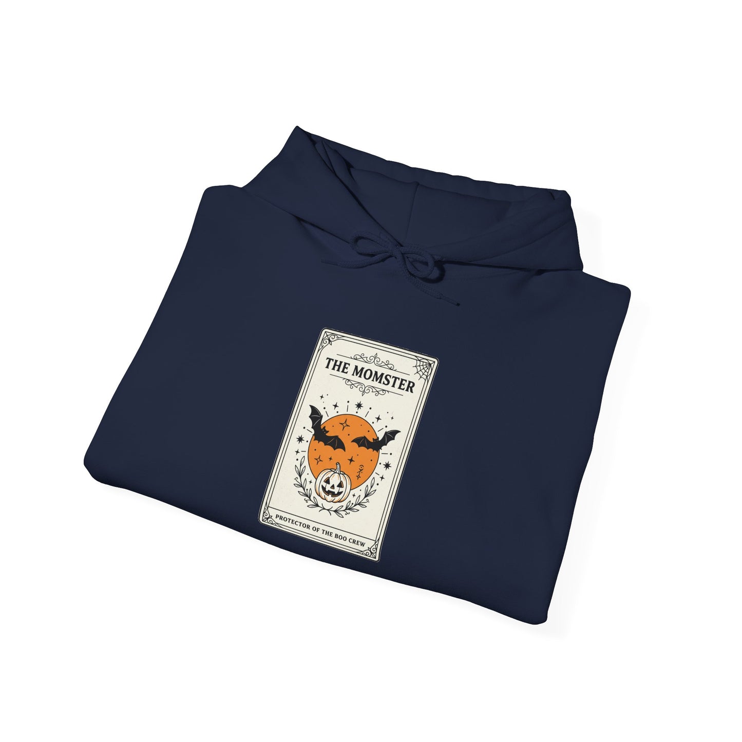 Momster Pumpkin Crest Hoodie | Halloween Momster, Spooky Retro