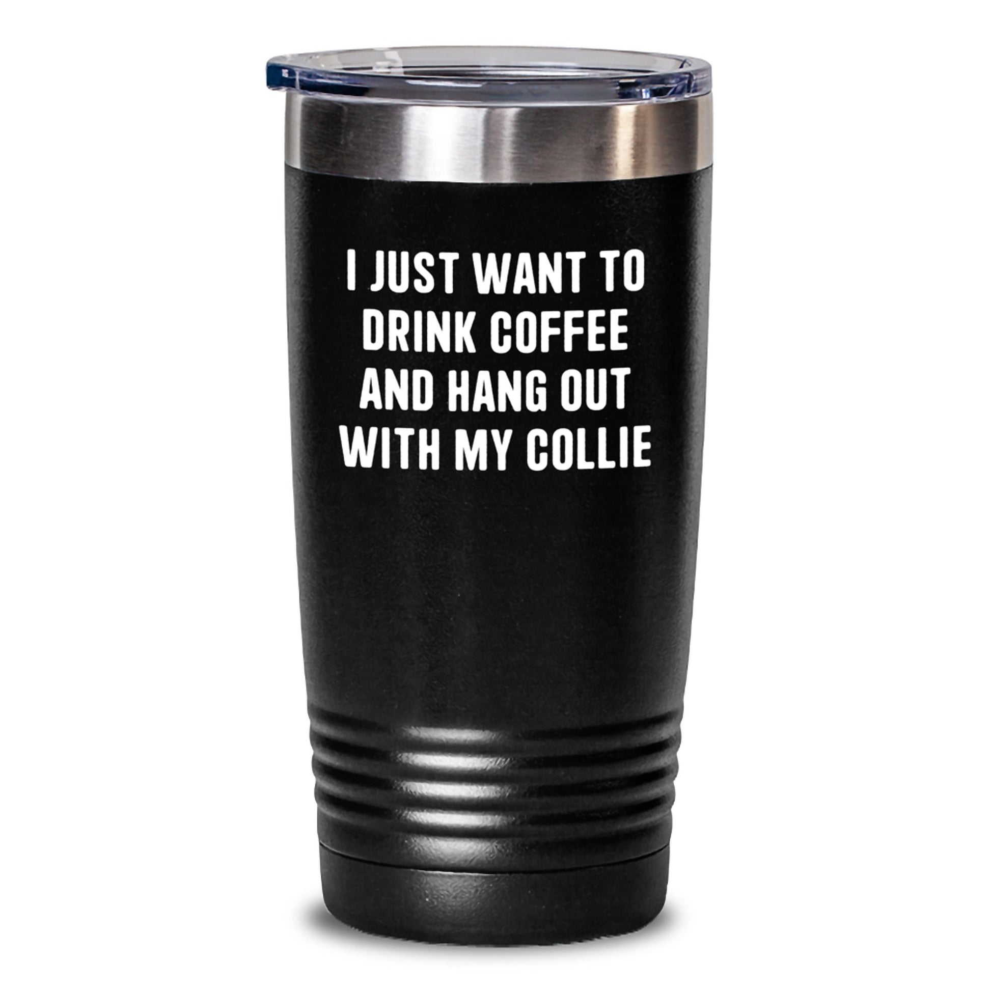 Funny Collie Dog Gifts for Him - Collie Lovers Quote Tumbler, Birthday Unique Gifts from Friends to Family - Main