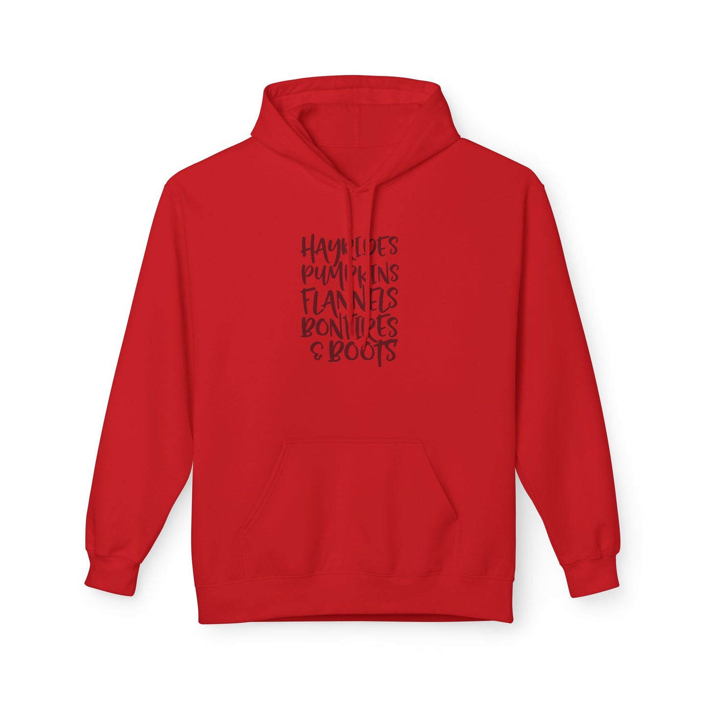 Hayrides, Pumpkins, Flannels Autumn Hoodie