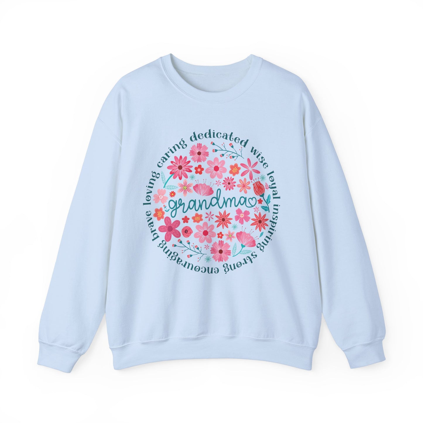 Grandma Floral Love Crewneck Sweatshirt - Cozy Gift for Grandmothers for Mother's Day