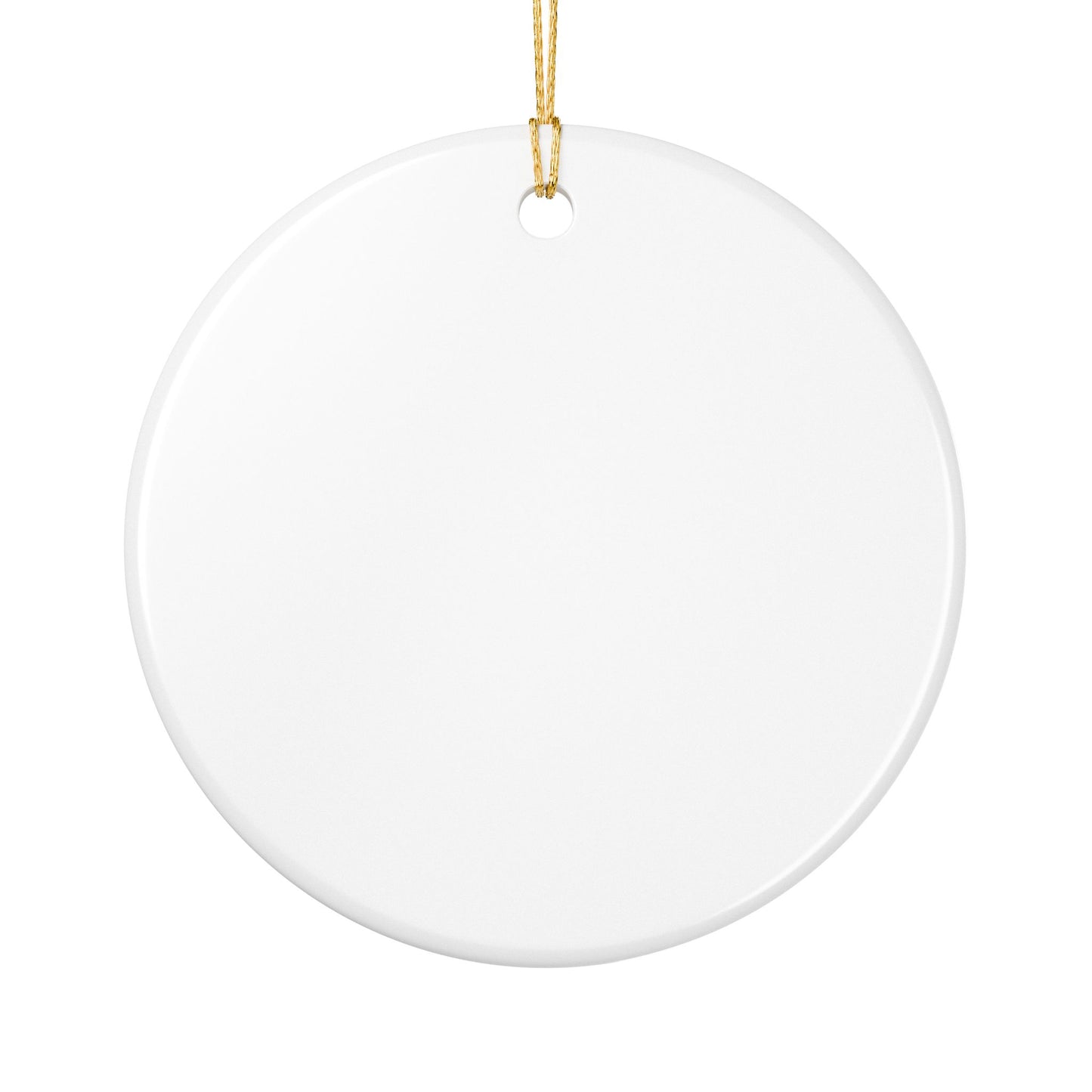 Rustic Santa Merry Christmas Ornament