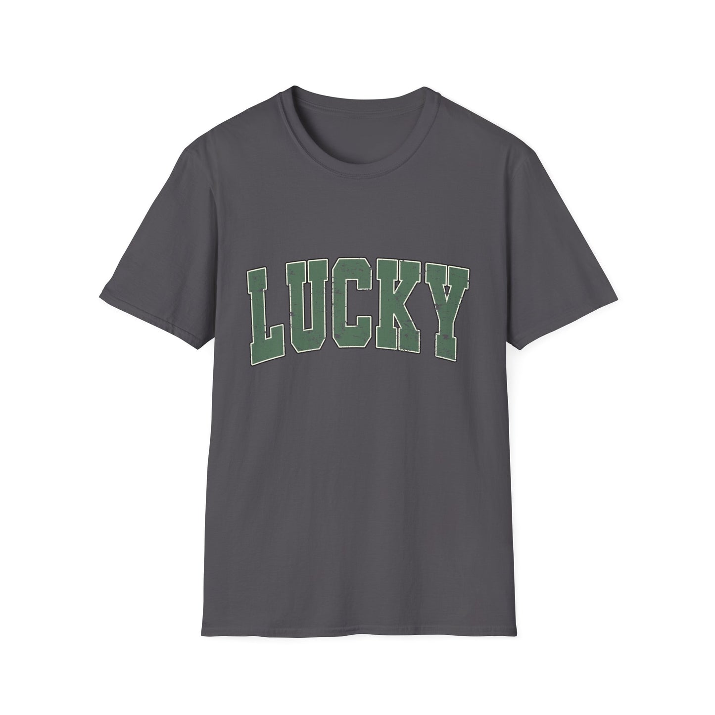 Lucky Graphic T-Shirt — Vintage Green St. Patrick’s Day Tee