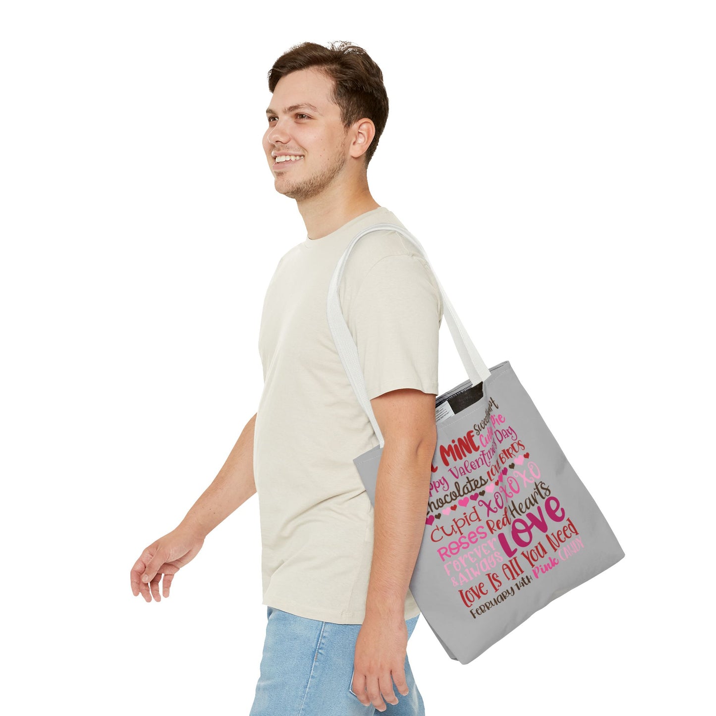 Valentine’s Day Love Words Tote Bag