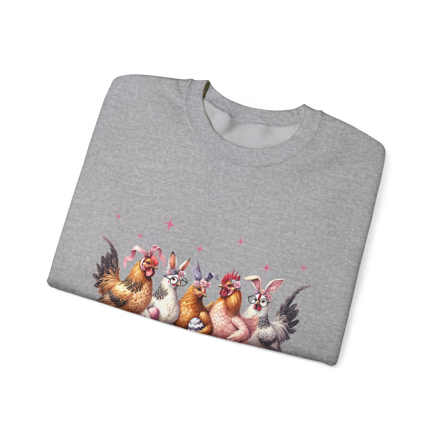 Happy Easter Themed Crewneck Women's Sweatshirt