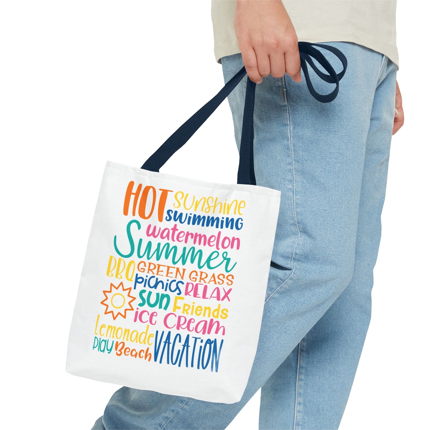 Summer Word Riot Tote Bag