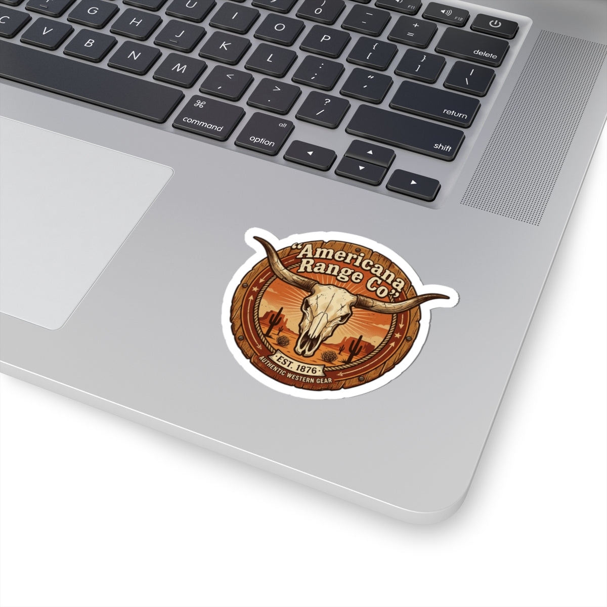 Americana Range Co. Skull Sticker | Western, Vintage Cowboy