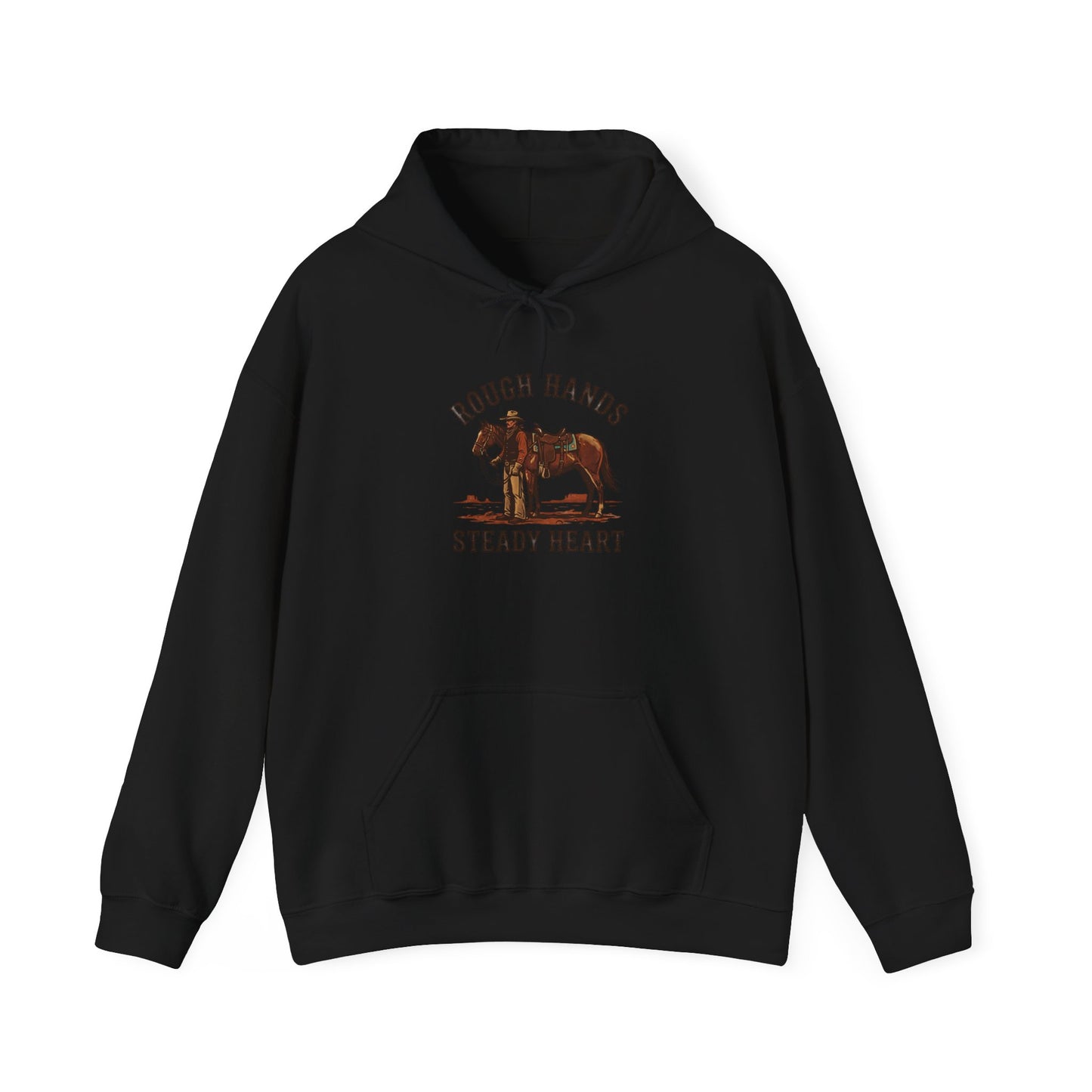 Rough Hands Steady Heart Hoodie | Western cowboy, Americana vintage