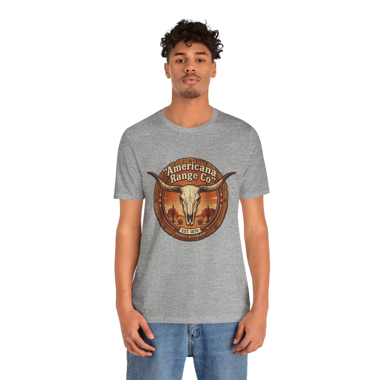 Americana Range Co Skull Tee | Western Vintage, Frontier Rodeo