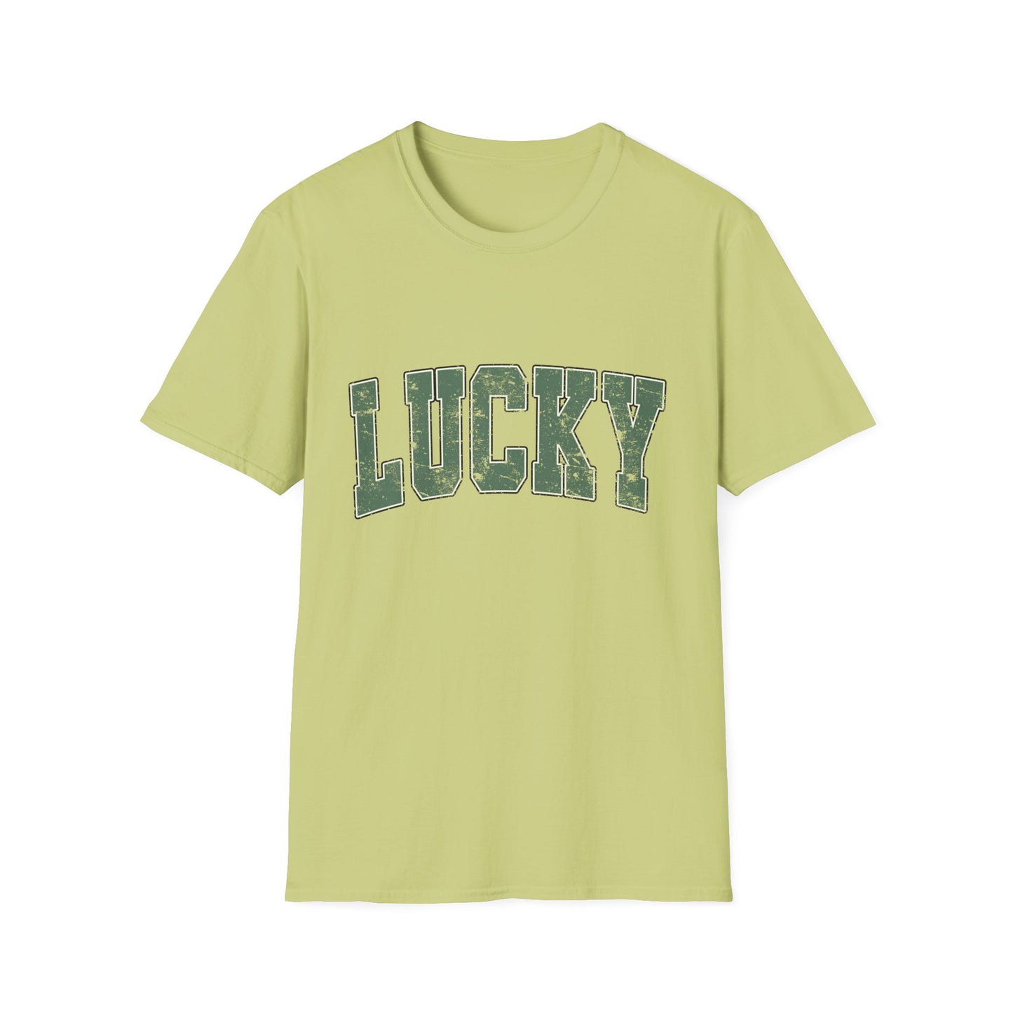 Lucky Graphic T-Shirt — Vintage Green St. Patrick’s Day Tee