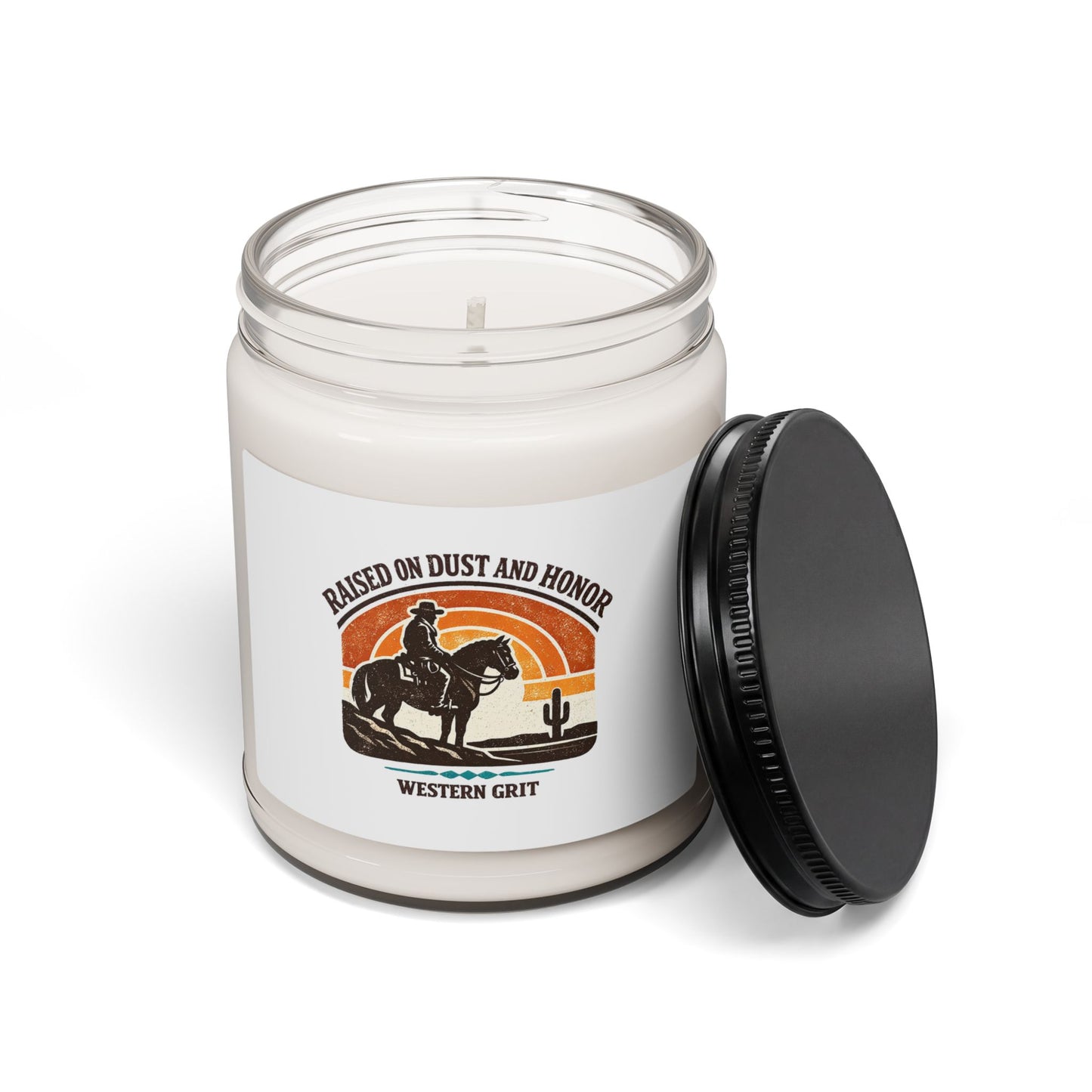 Raised on Dust and Honor Candle | Western Americana, Vintage Frontier Soy