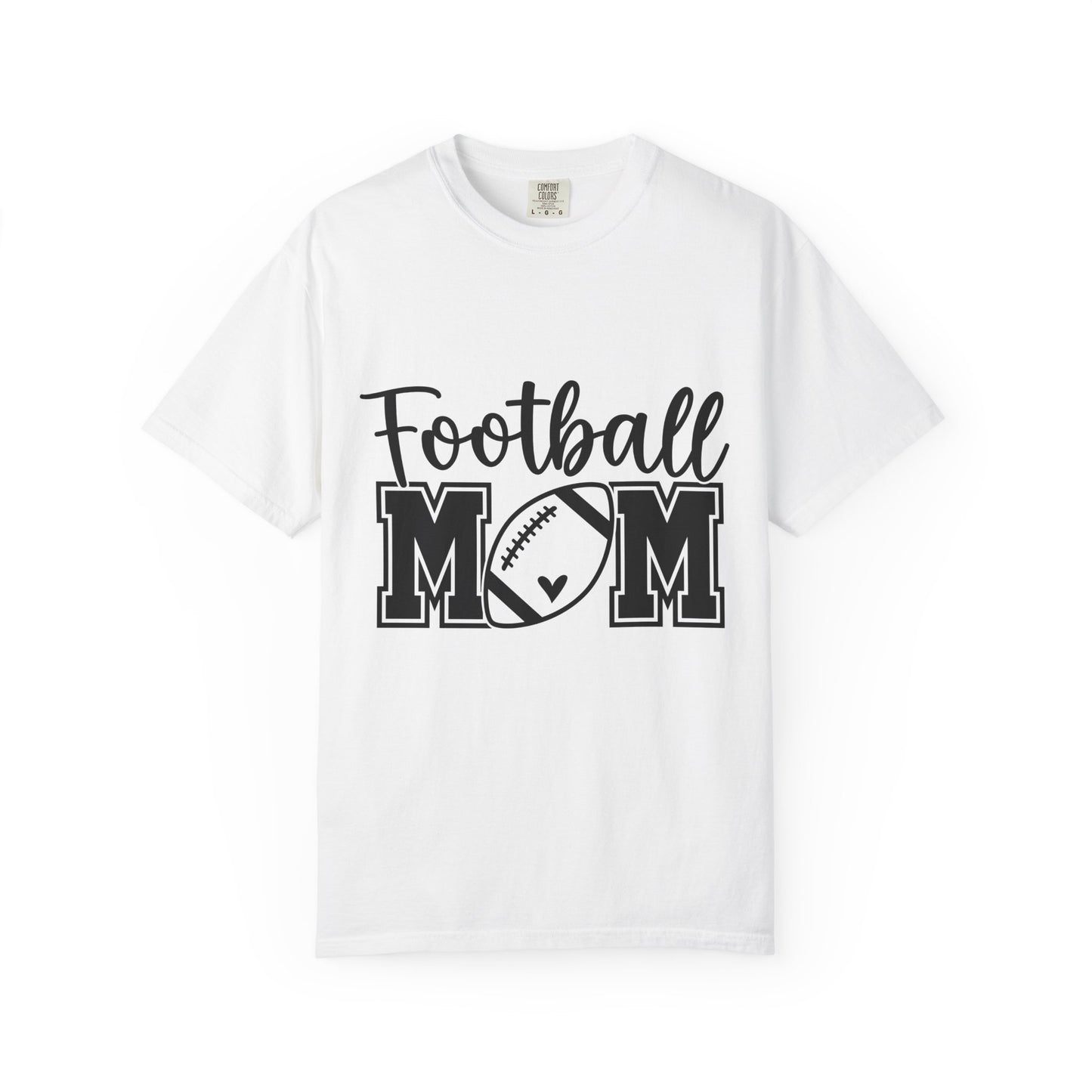 Football Mom T‑Shirt — Script & Varsity Football Mom Tee