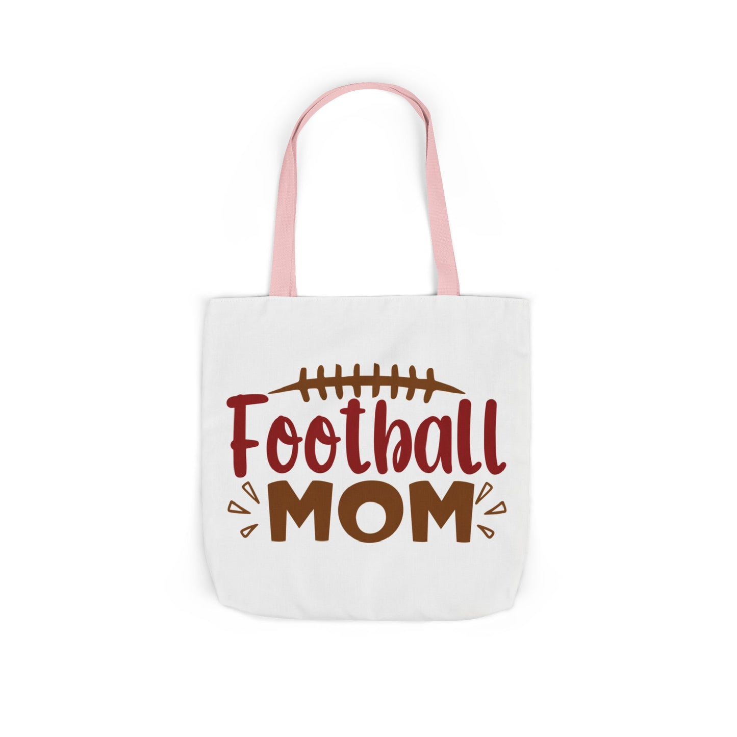 Football Mom Canvas Tote Bag — Game Day Reusable Grocery & Gear Tote