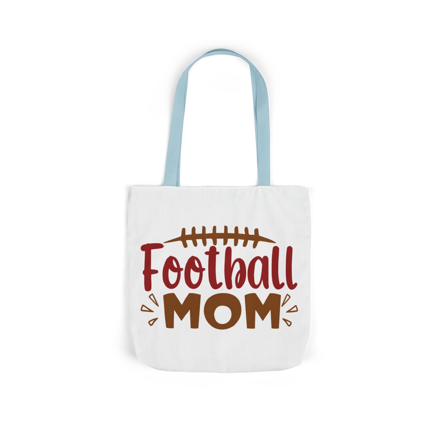 Football Mom Canvas Tote Bag — Game Day Reusable Grocery & Gear Tote