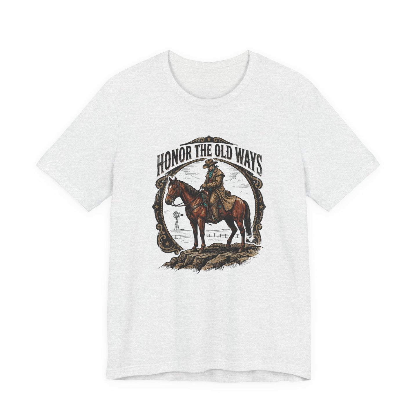 Honor the Old Ways T-Shirt | Western cowboy, vintage Americana