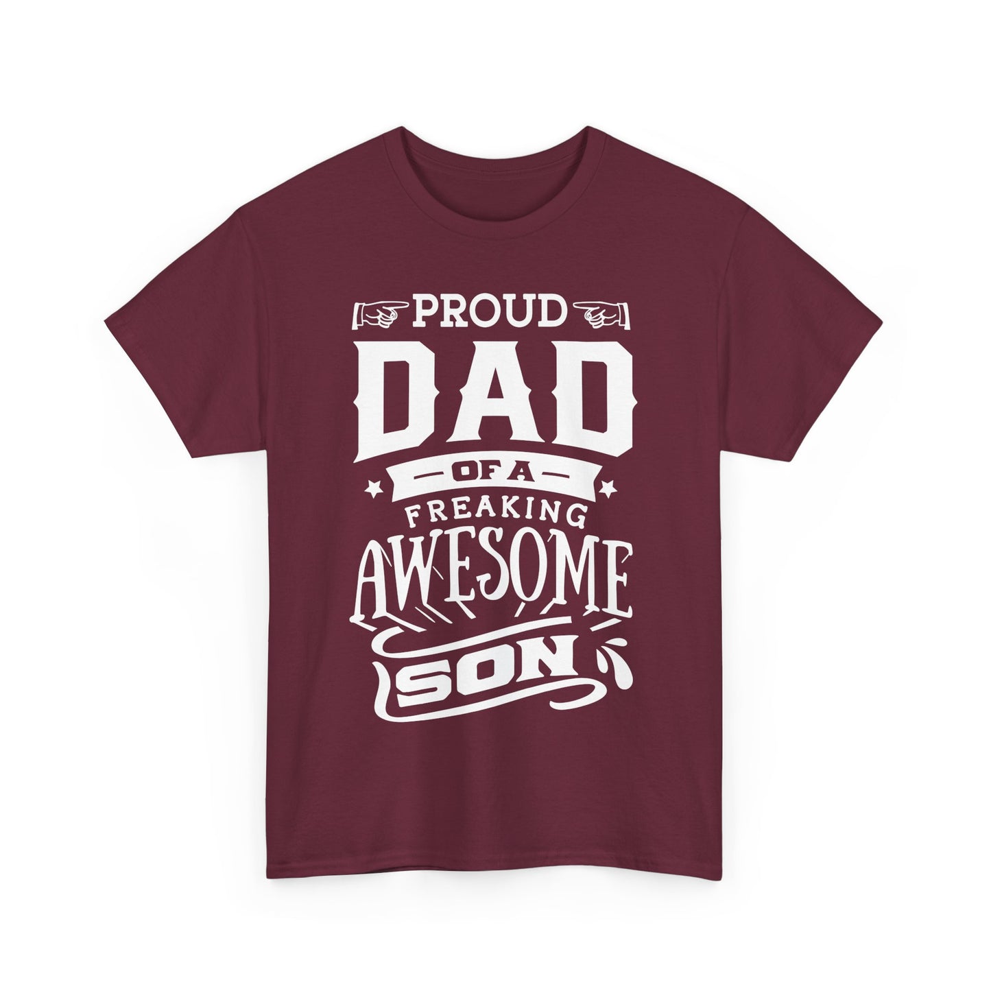 Proud Dad of an Awesome Son T-Shirt for Dad for Father's Day