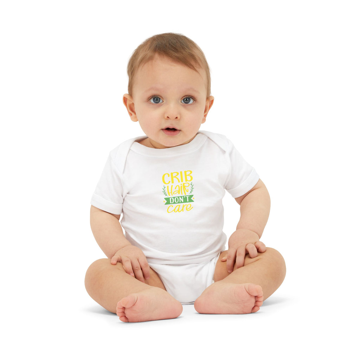 Crib Hair Don't Care Infant One-Piece Bodysuit