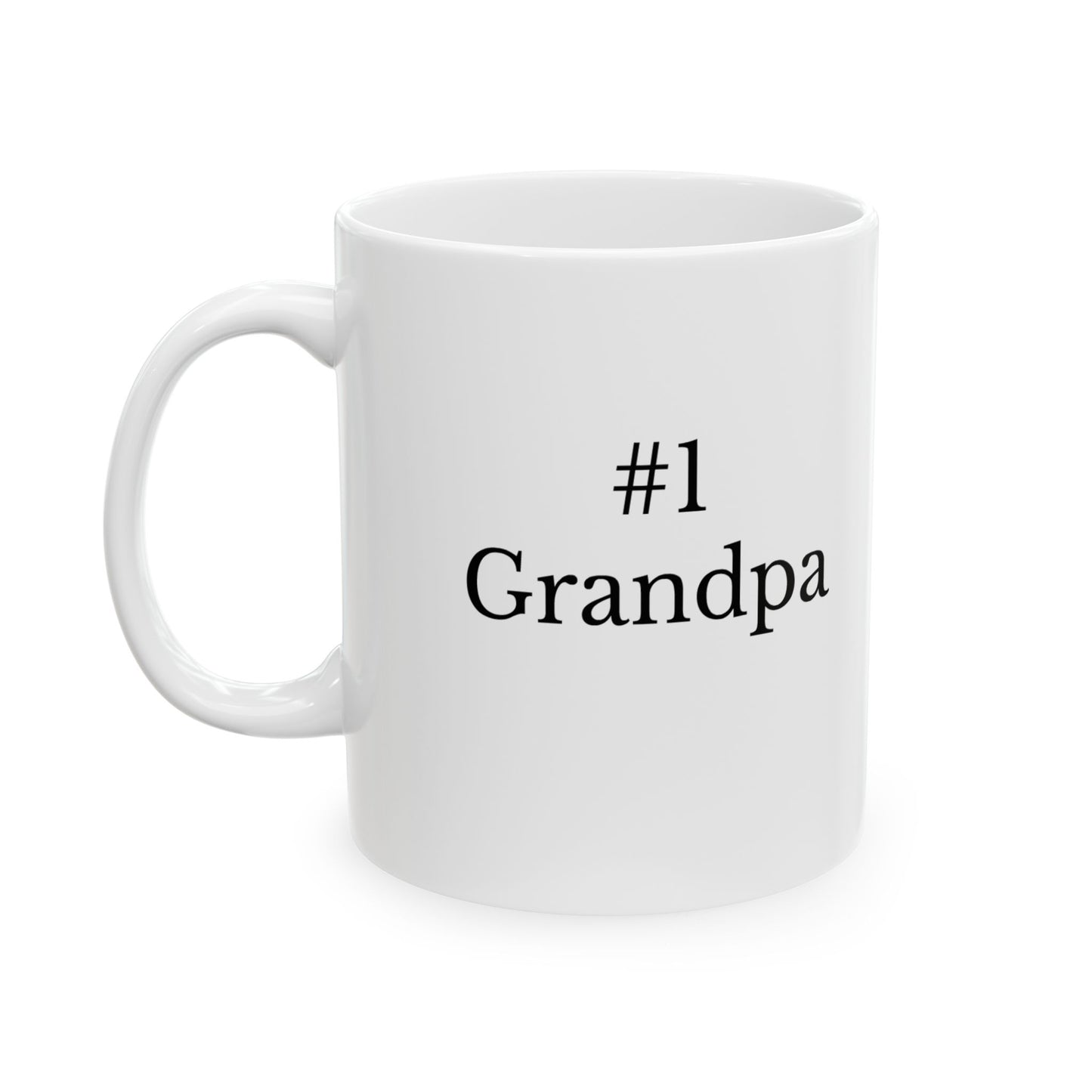 Number 1 Grandpa Novelty Gift Mug (11 & 15 oz)