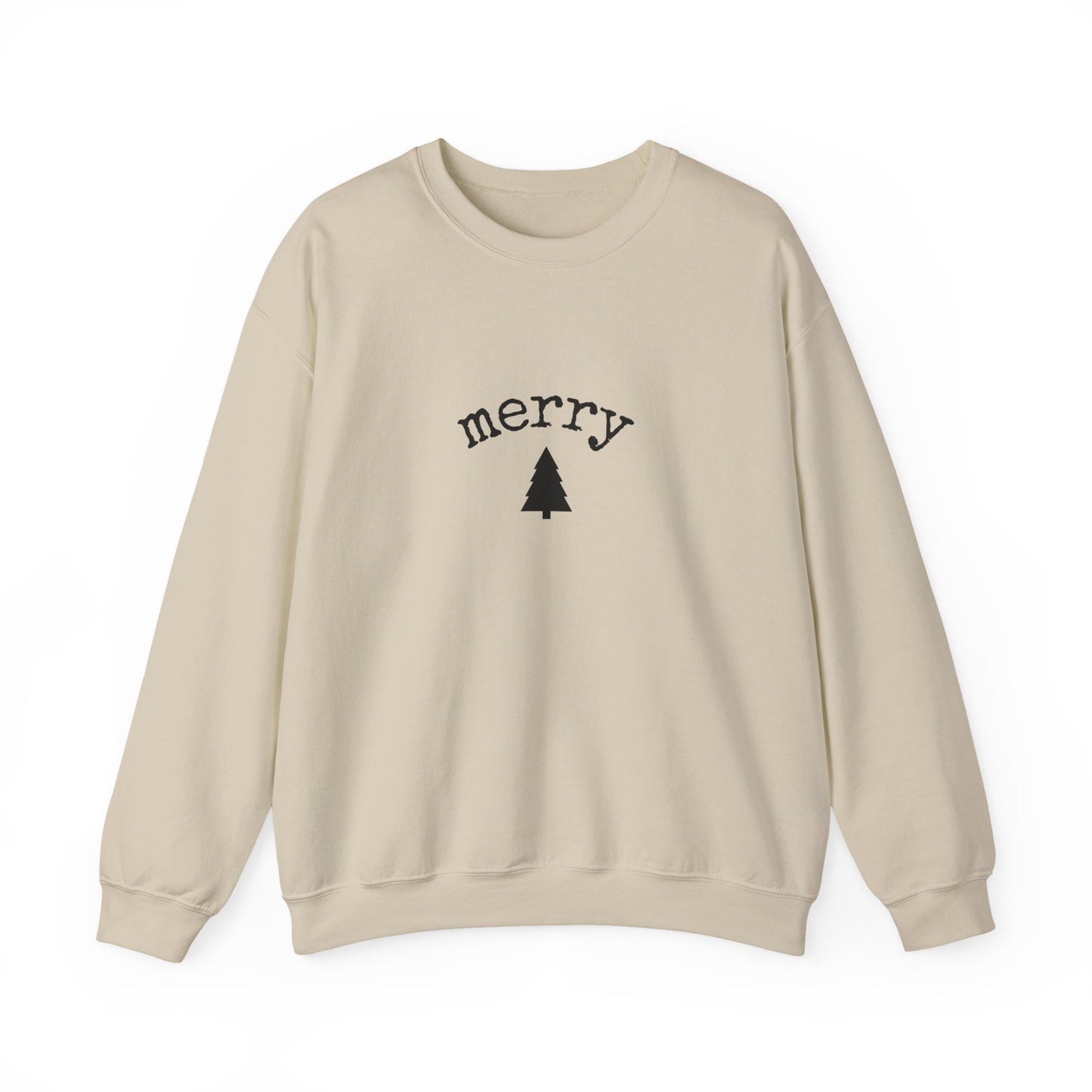 Merry Festive Holiday Crewneck Sweatshirt — Cute Christmas Sweatshirt