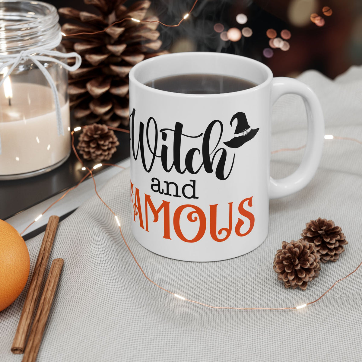 Witch and Famous Halloween Ceramic Mug (11oz/15oz)