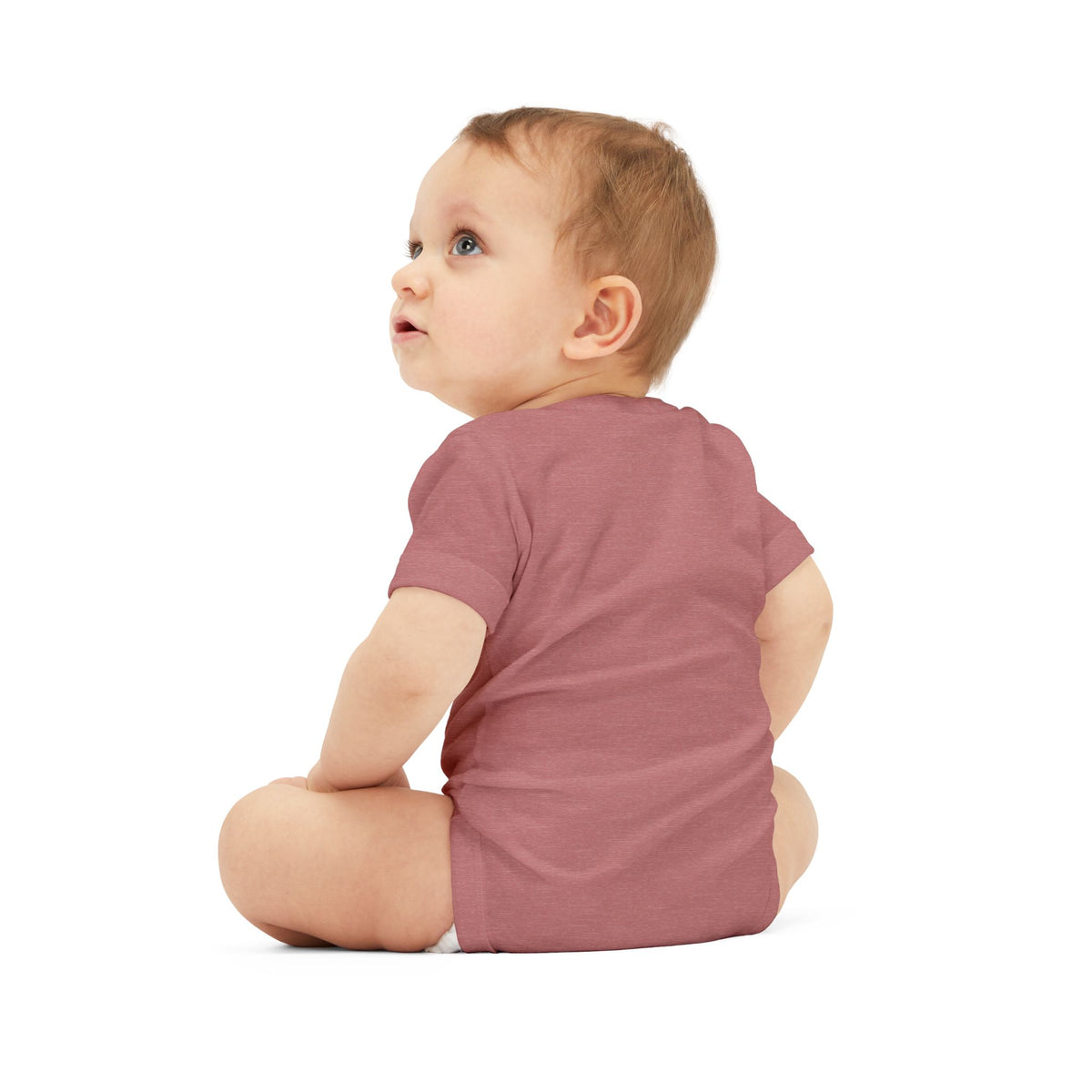 Little Sister Infant One-Piece Bodysuit – Pink & Yellow Baby Gift