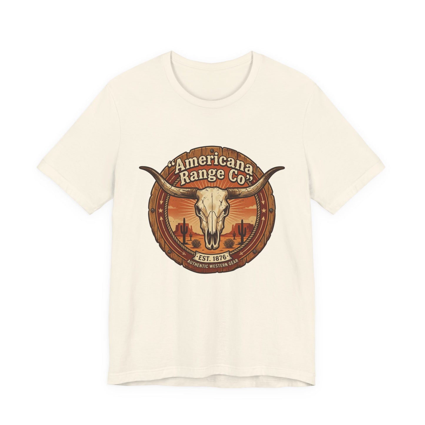Americana Range Co Skull Tee | Western Vintage, Frontier Rodeo