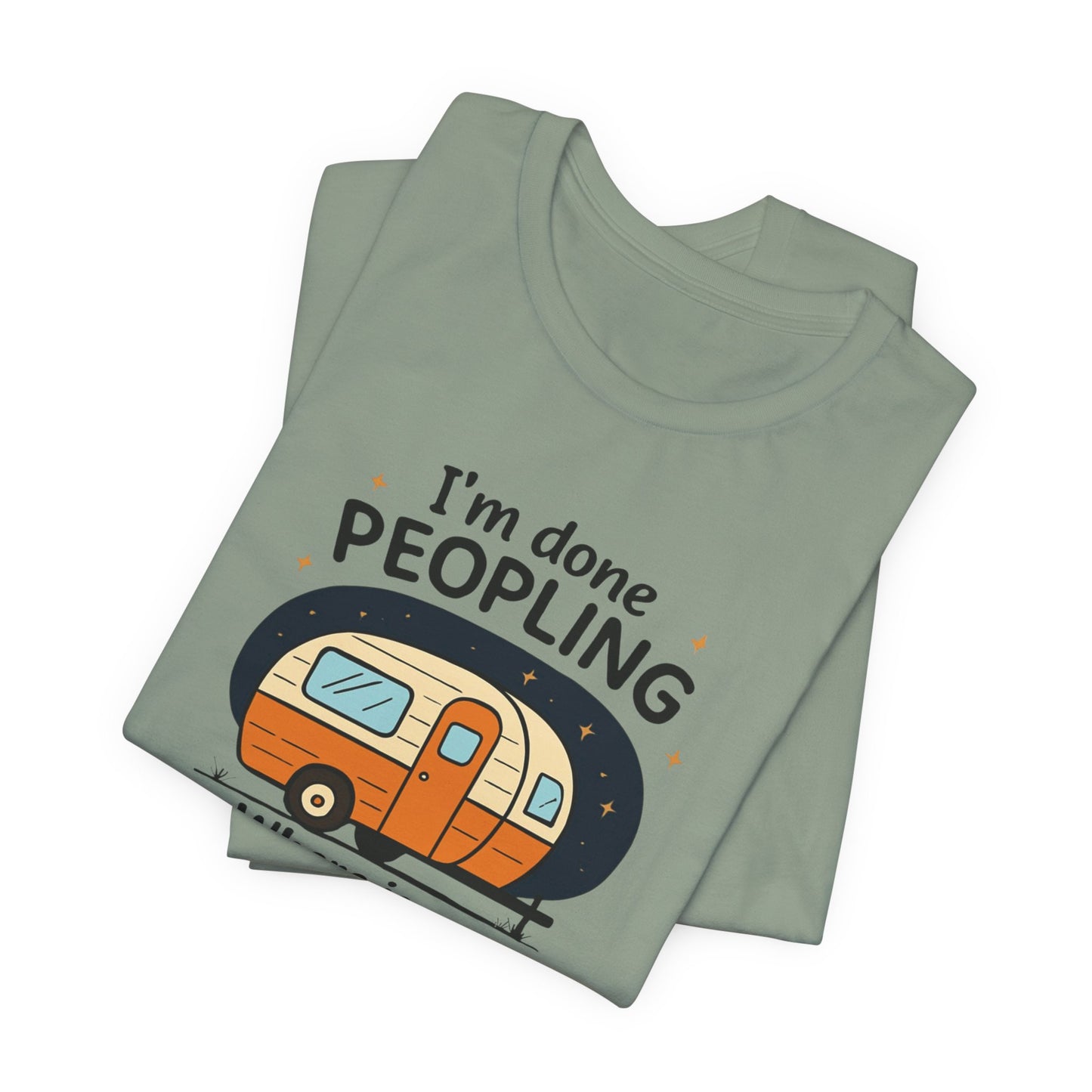 Snarky Social Exit Camper Tee