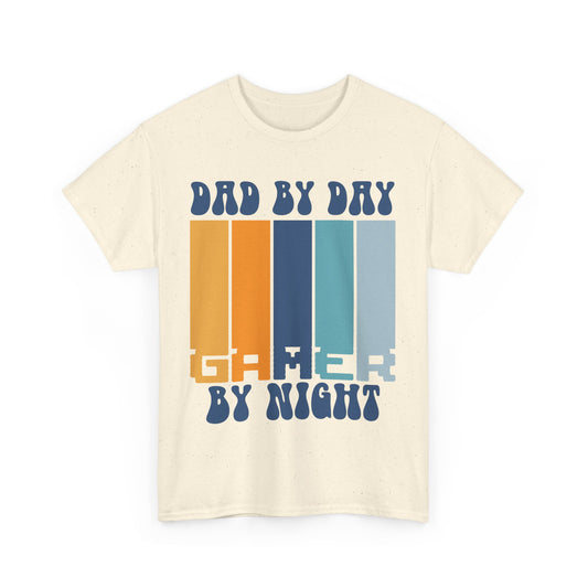 Retro Gen X Dad by Day Gamer by Night T-shirt