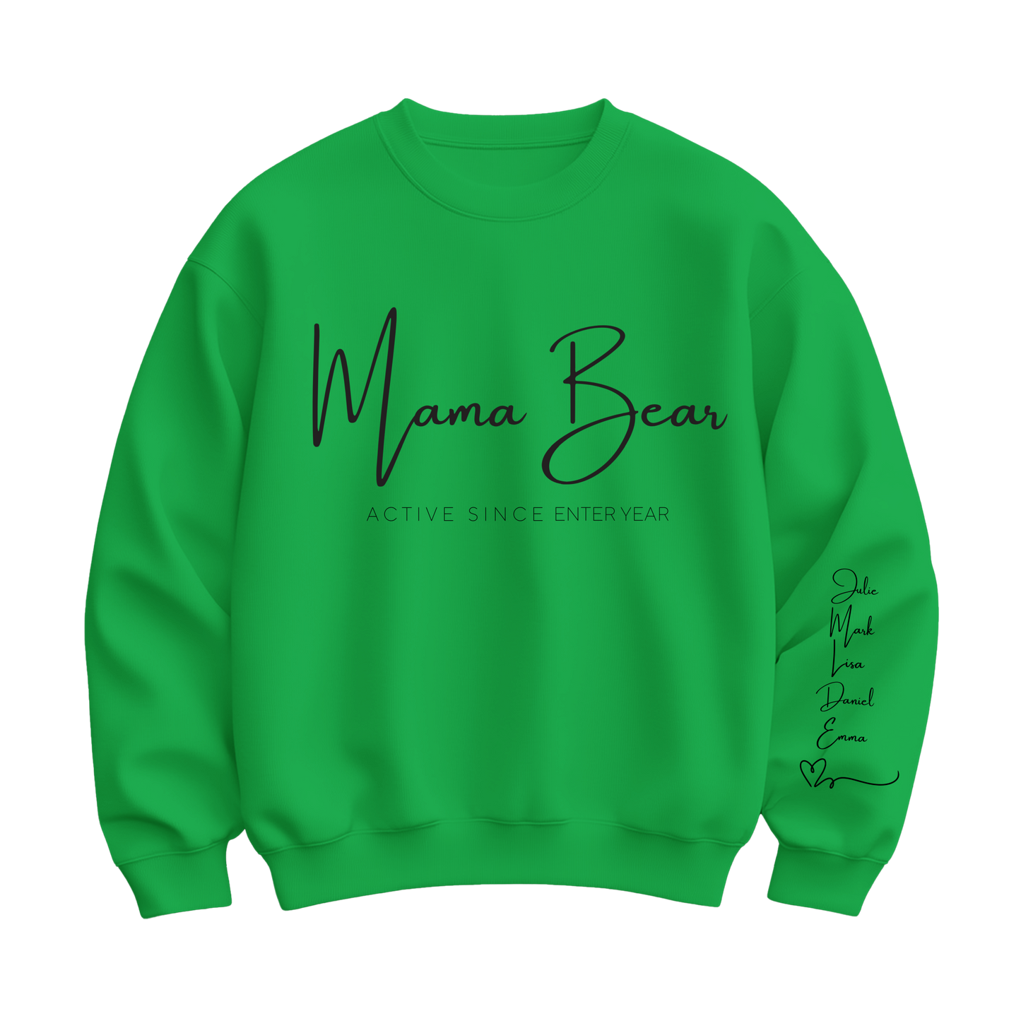 Mama Bear Personalizable Sweatshirt for Mother's Day and Mama Bears