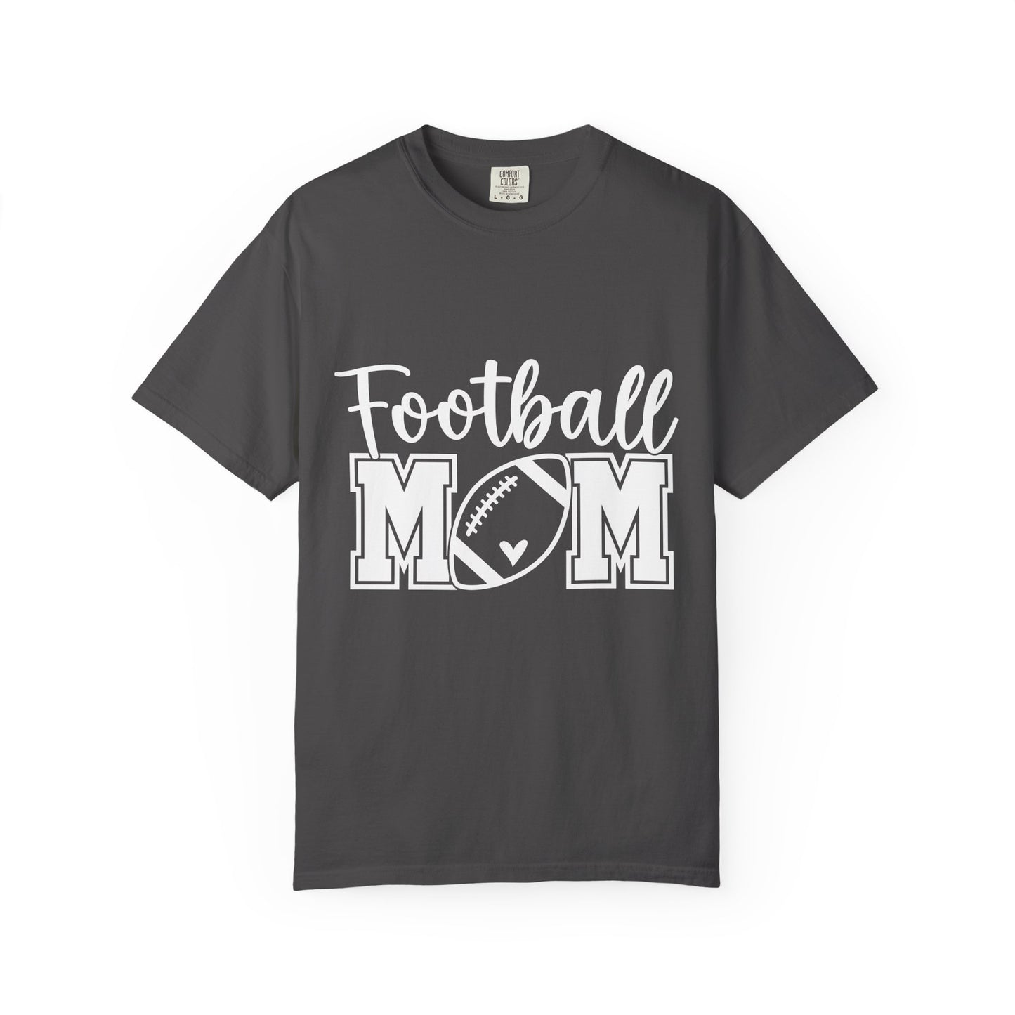 Football Mom T‑Shirt — Script & Varsity Football Mom Tee